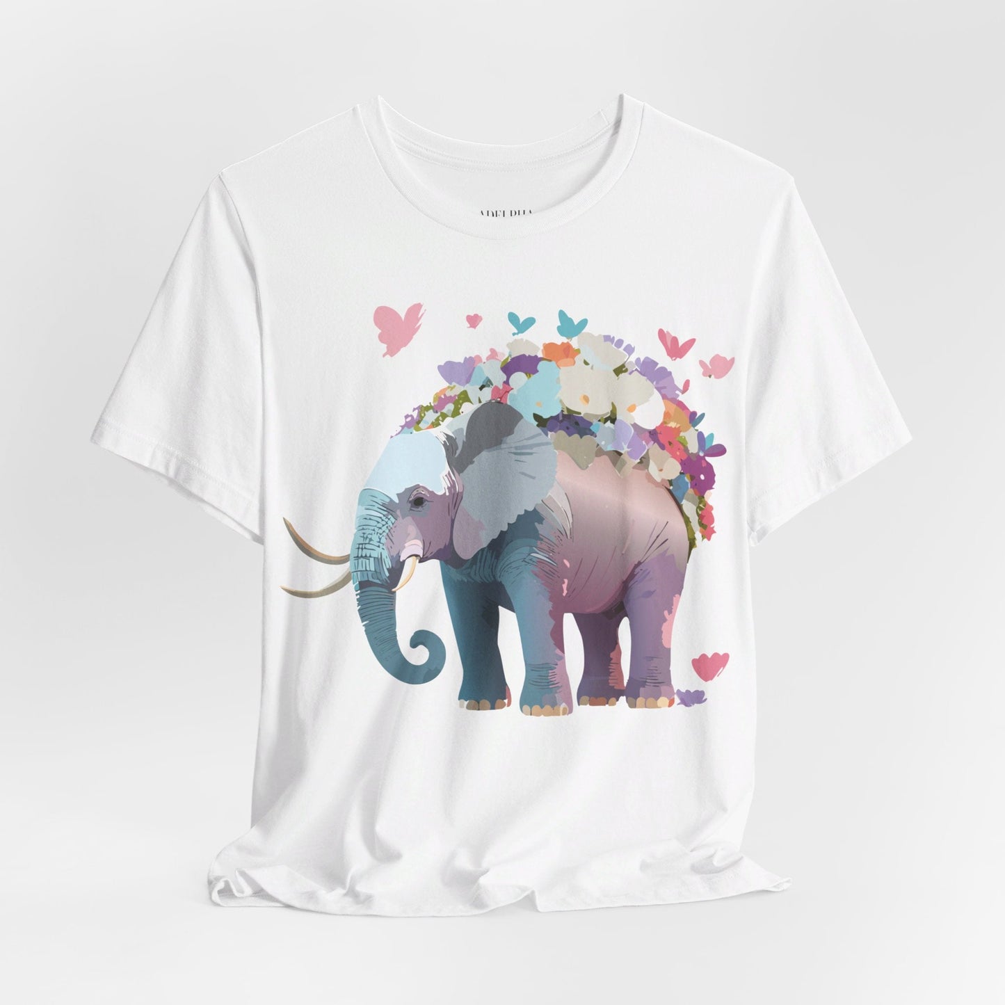Elephant Graphic Unisex 100 Cotton Jersey Vintage Art Design Tee 15