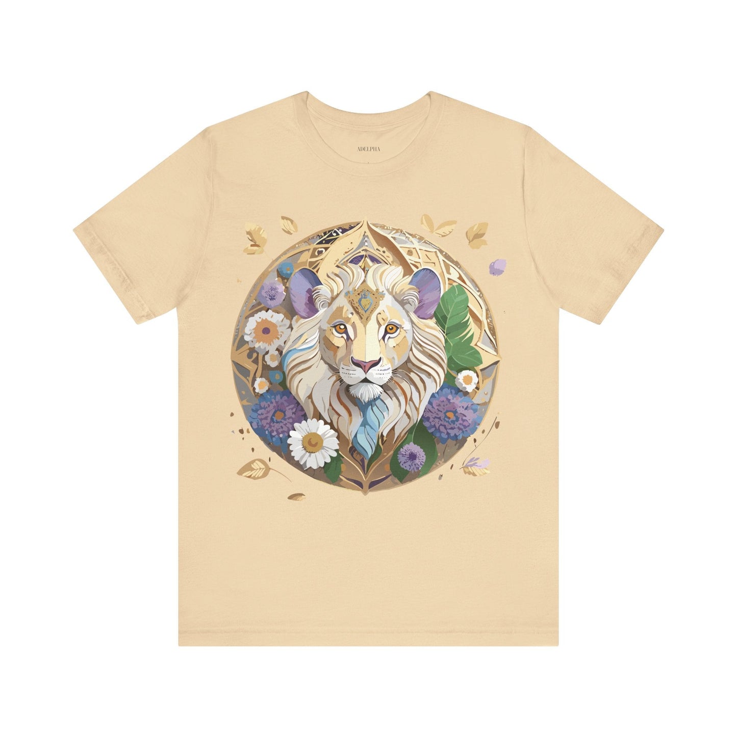 Adelpha Graphic Tee Unisex Medallion Shirt Vintage Inspired Art Design Short Sleeve