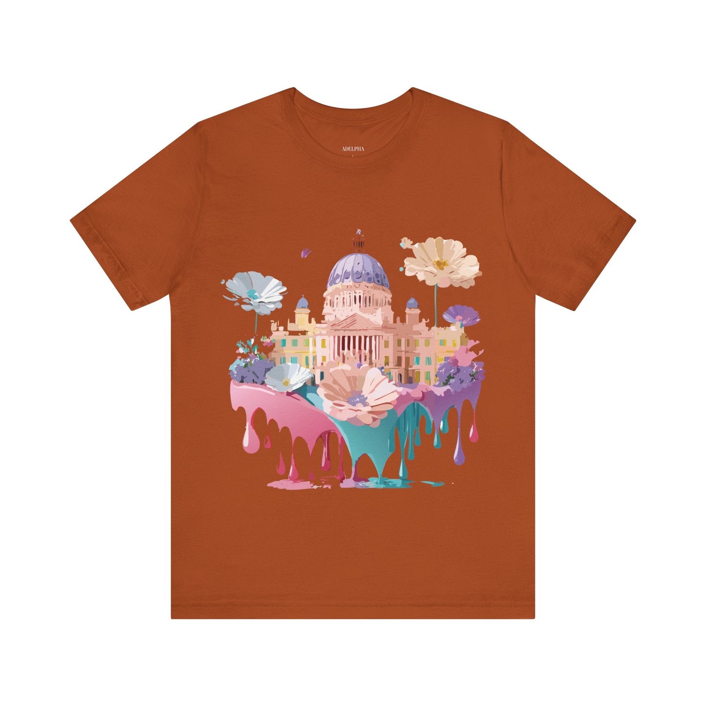 Madrid Tourist Shirt Graphic Tee Unisex Vintage Inspired Art Design Adelpha Brand