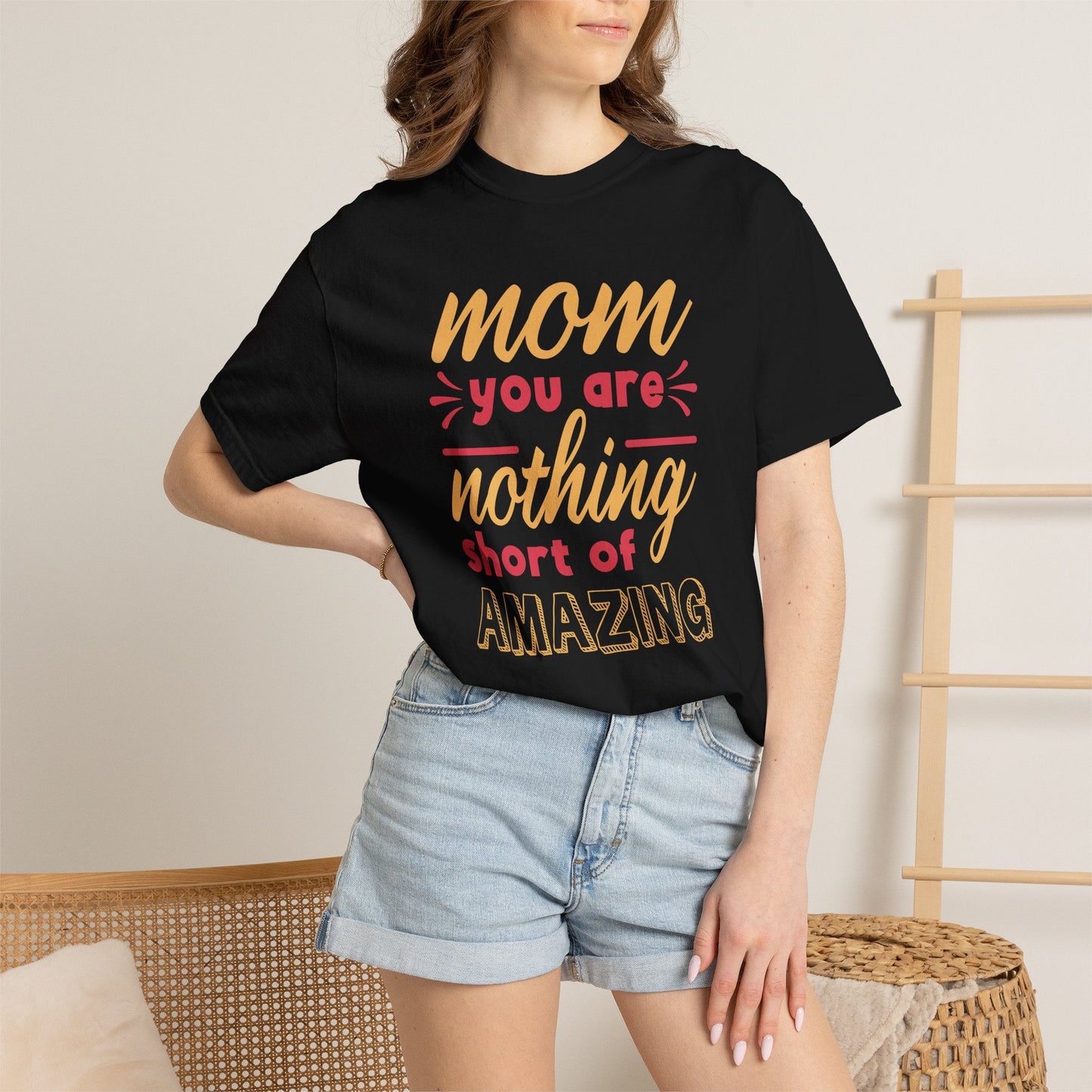 Mom T-shirt Mother's Day Mama Tee Unisex Comfort Colors Garment-Dyed Cotton h21