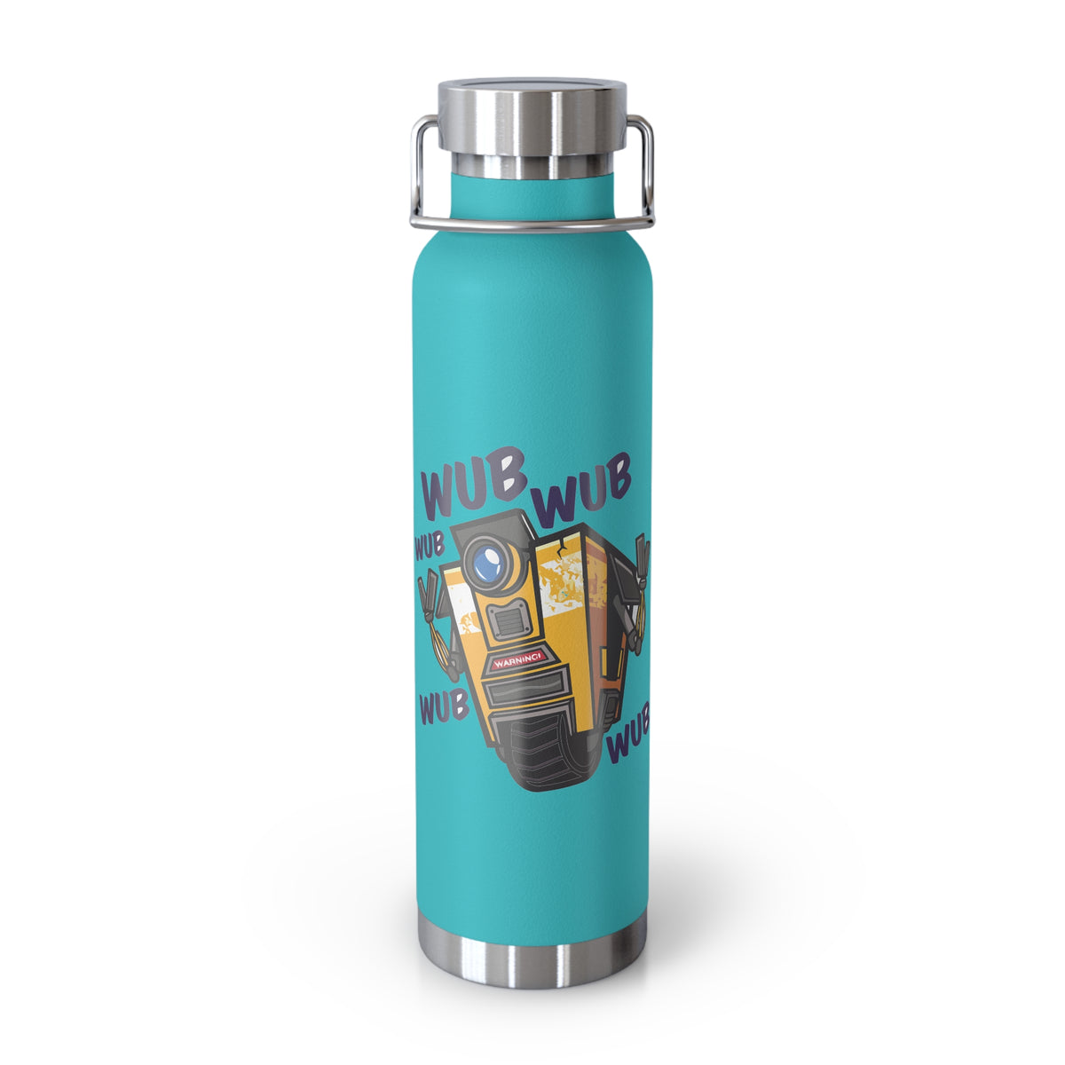 22oz Copper Insulated Water Bottle with Cartoon Design - CV63