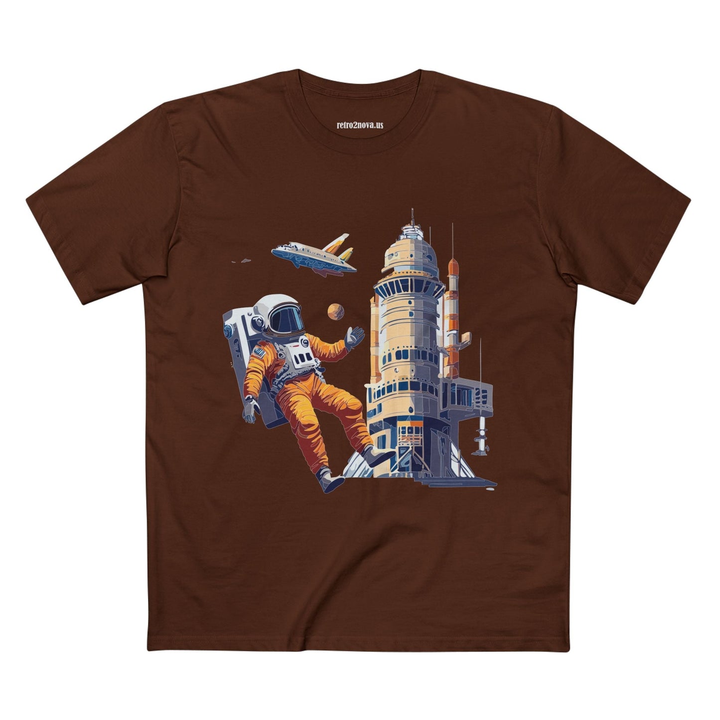 Cosmos Shirt Astronaut Design Unisex Premium Cotton Tee CS 32 Art Collection Original Art Design