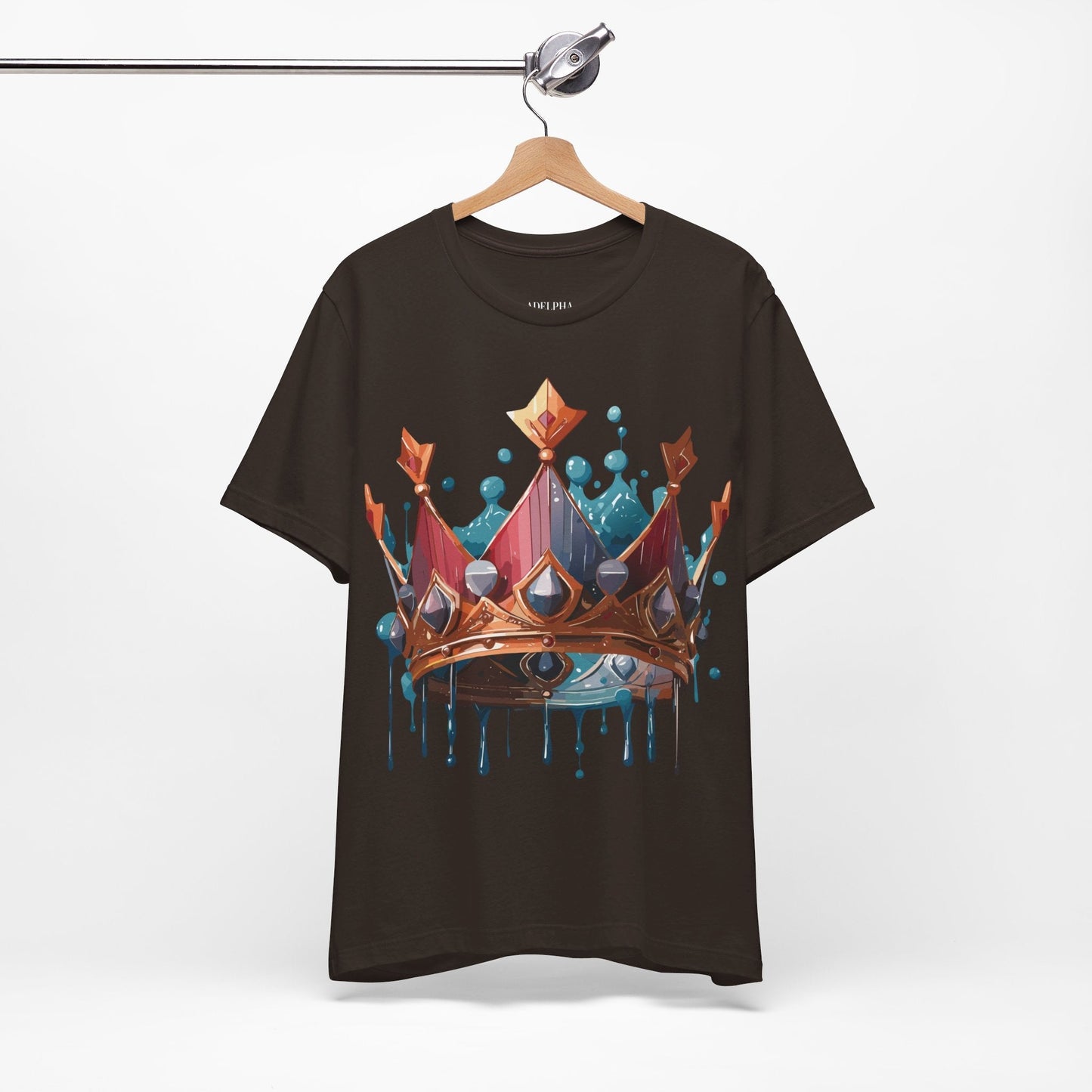 Crown Graphic Unisex 100 Cotton Vintage Artwork Tee 7