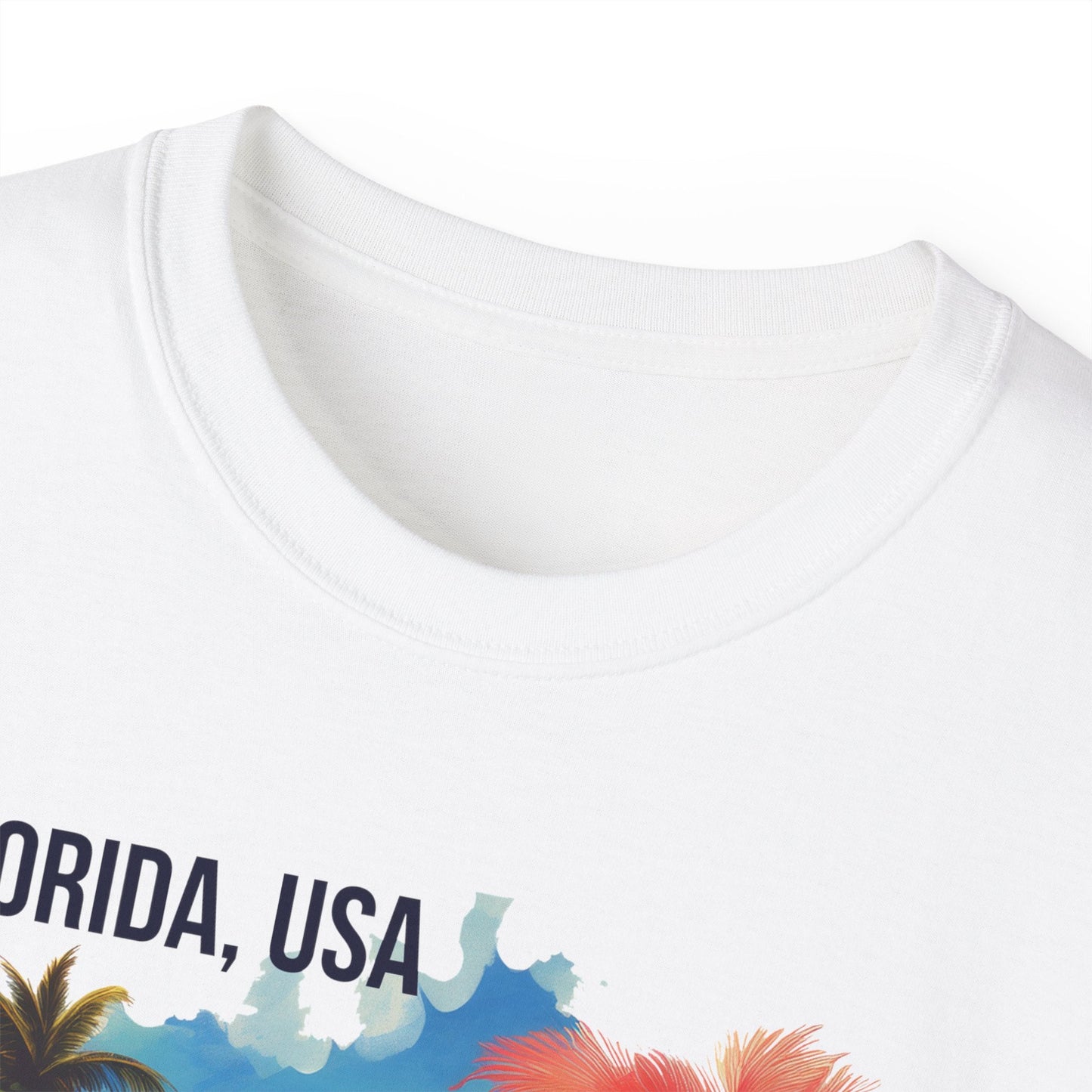 Florida Graphic Unisex Cotton T‑Shirt 1