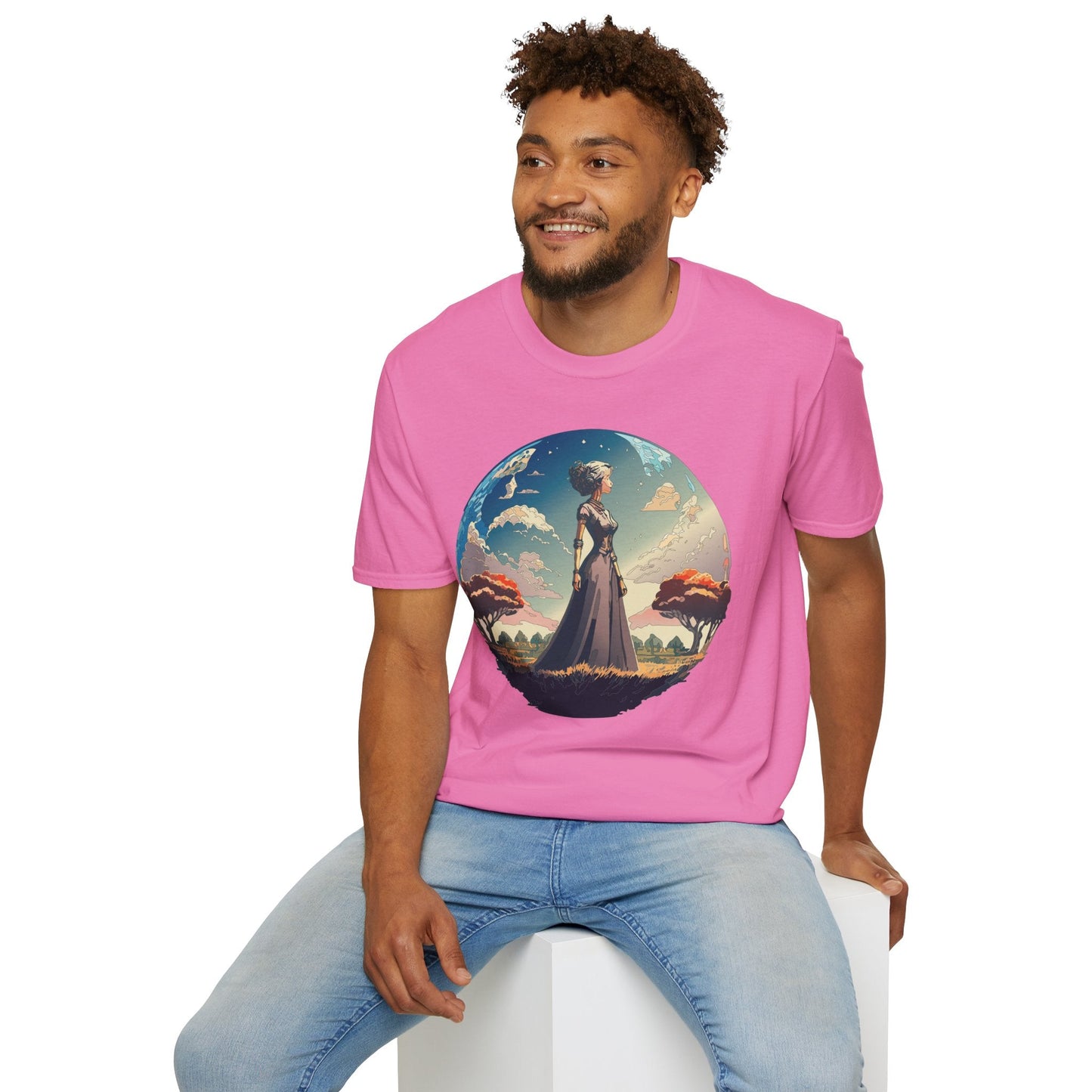 Womens Graphic T Shirt Art Design Tee Gildan Softstyle 64000 Unisex Cotton Short Sleeve