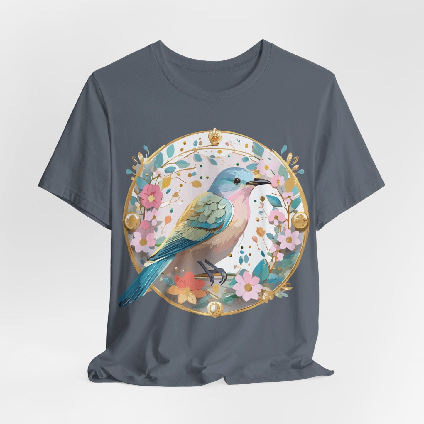 Adelpha Medallion Graphic T Shirt Unisex Short Sleeve Vintage Inspired Artwork Tee