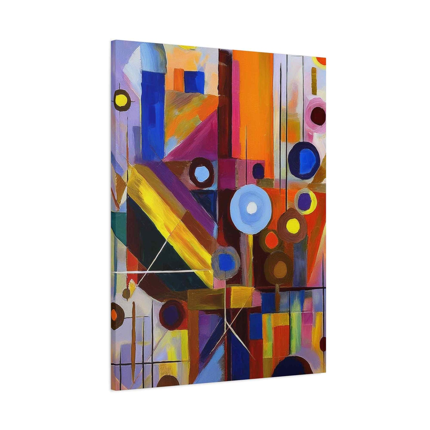 Abstract Painting Print Canvas 20x24,20x30,24x30, 24x32,24x36,30x40, 32x48,36x48,40x60 Pine-Wood Inner Frame ABS-4