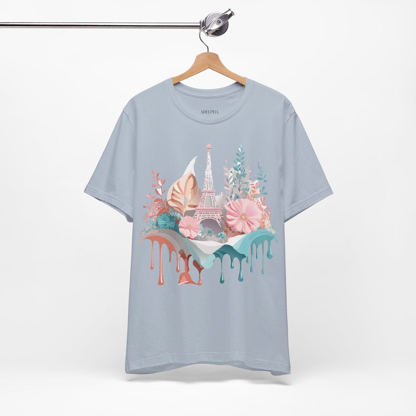 Adelpha Paris Graphic Tee Unisex Short Sleeve Shirt Vintage Art Design Premium Artwork