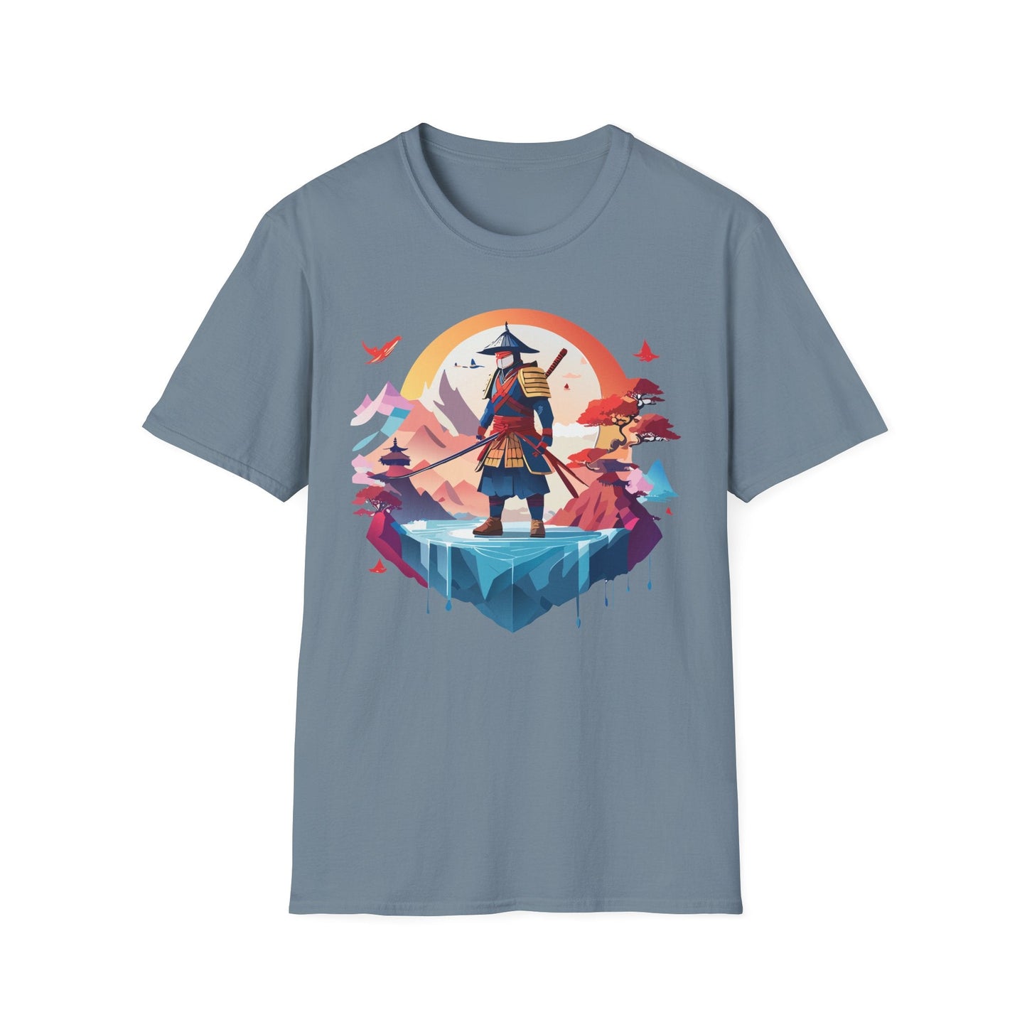 Samurai Shirt Unisex Softstyle Tee 100 Percent Ring Spun Cotton Short Sleeve T Shirt Comfort Fit
