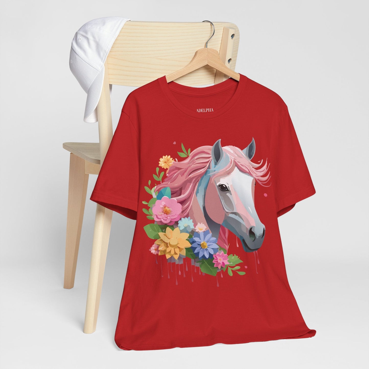 Horse Graphic Unisex 100 Cotton Vintage Animal Art T-Shirt 1