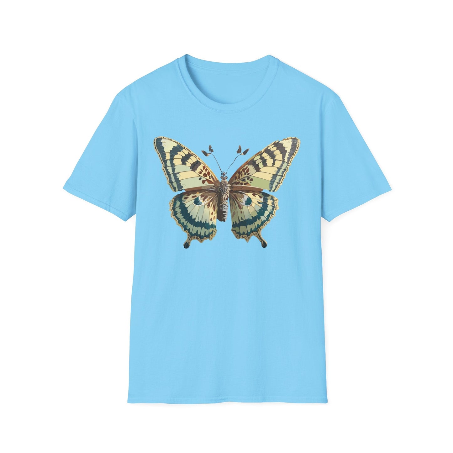 Butterfly Shirt Unisex T Shirt Monarch Butterfly Print Softstyle Gildan 64000 Tee