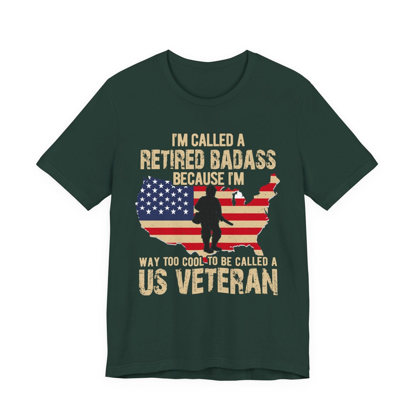 Army Veteran Patriotic Graphic Design Unisex Cotton T-Shirt v22