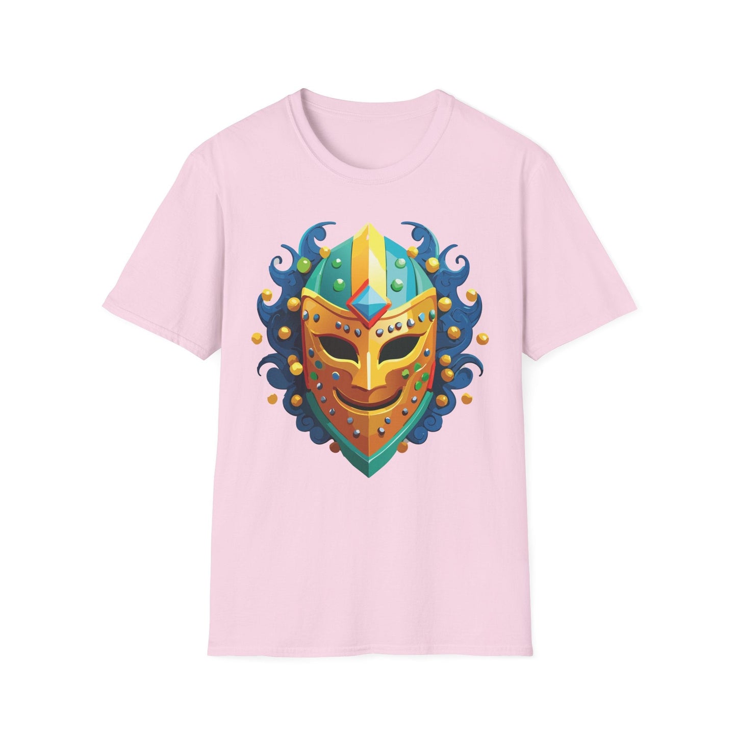 Unisex Mask Tee Shirt Gildan Softstyle 64000 100 Percent Ring Spun Cotton Comfort