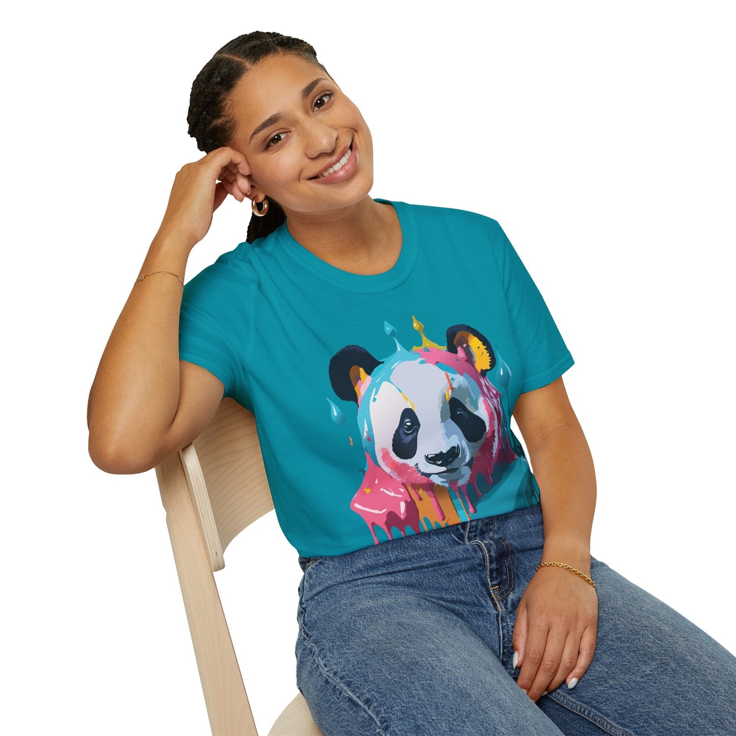 Panda Shirt Unisex T Shirt Panda Lover Gift Gildan Softstyle Tee 100 Percent Cotton