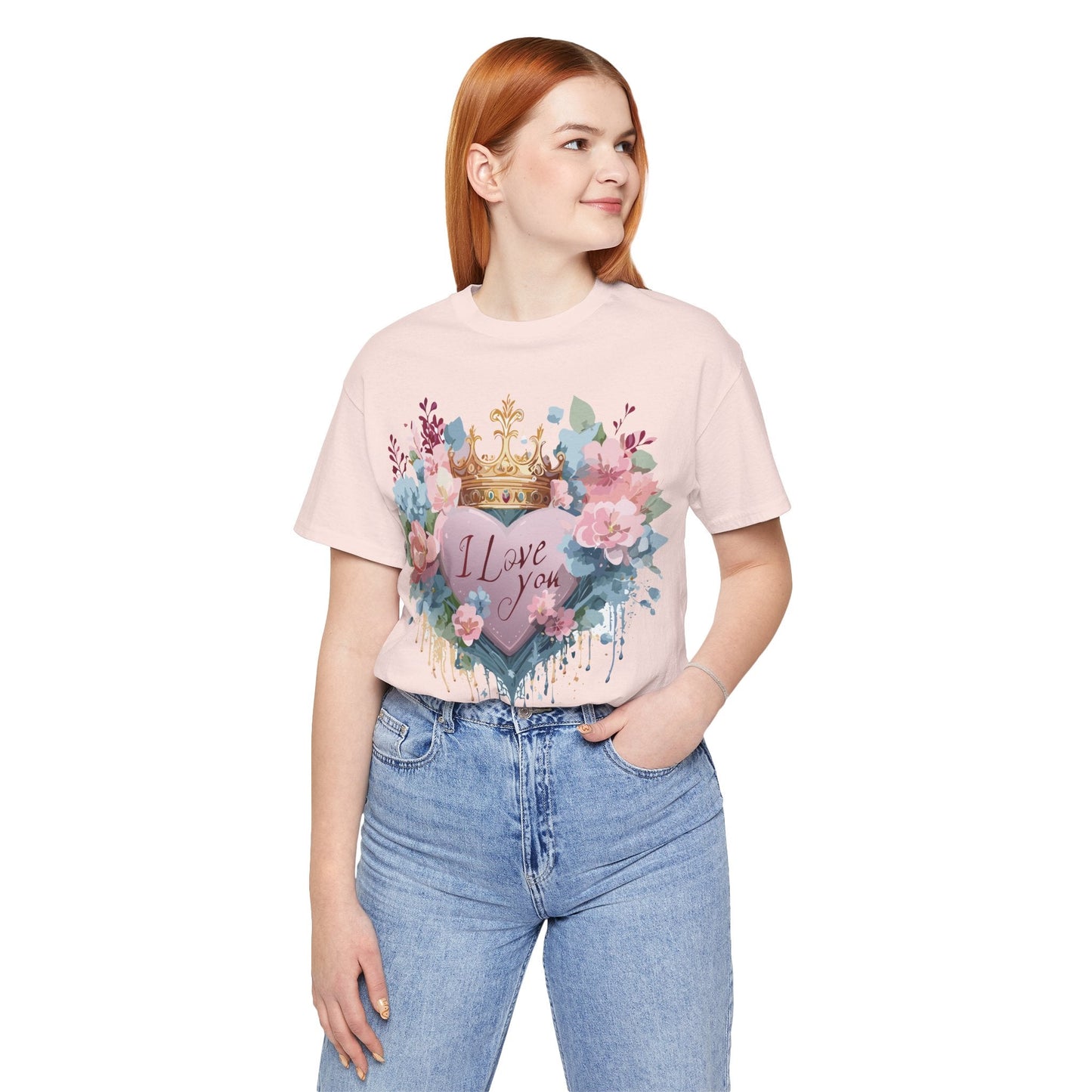 Valentine Graphic Tee Unisex Jersey Short Sleeve Vintage Inspired Art Design By Adelpha