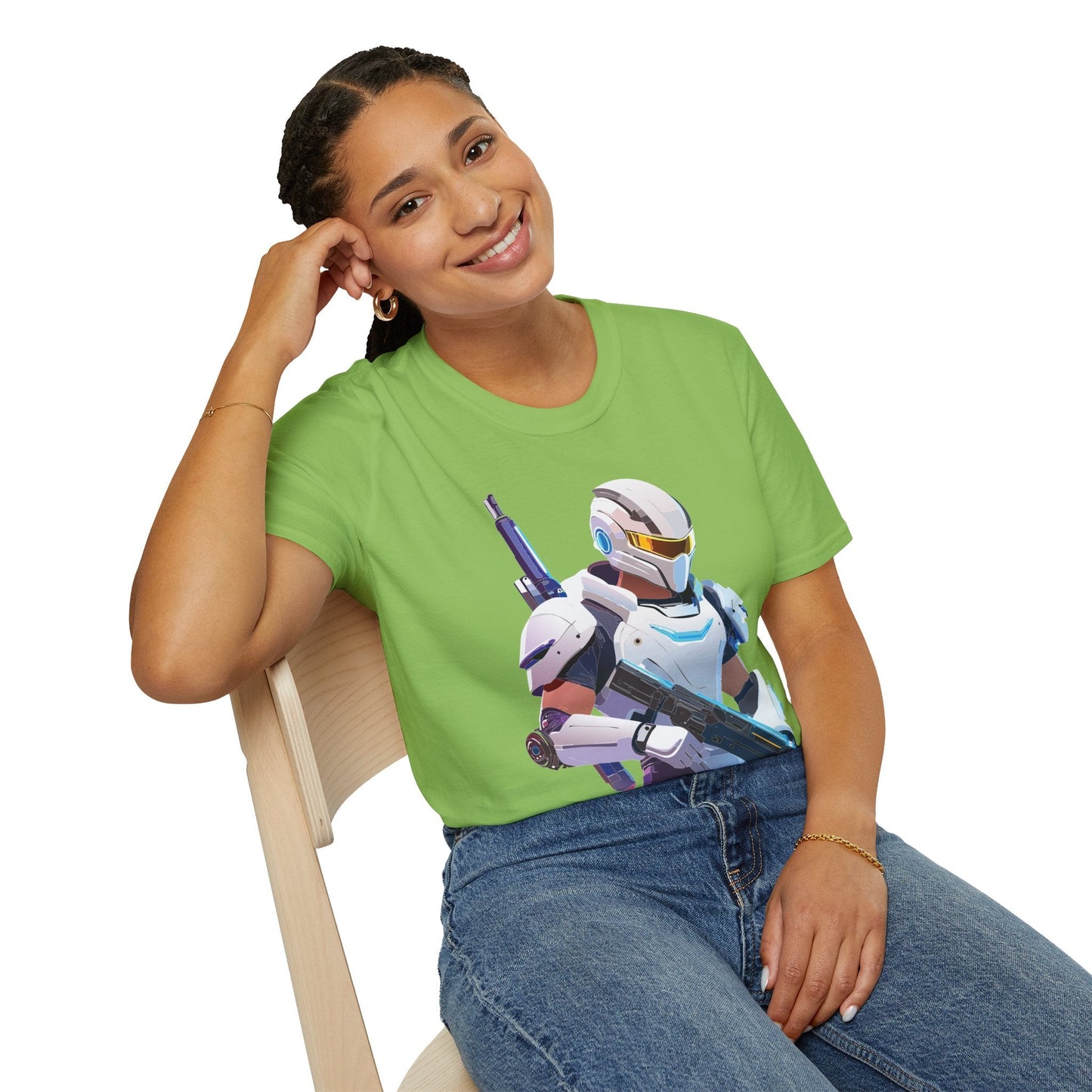Robocop T Shirt Unisex Softstyle 64000 Gildan 100 Percent Ring Spun Cotton Graphic Tee