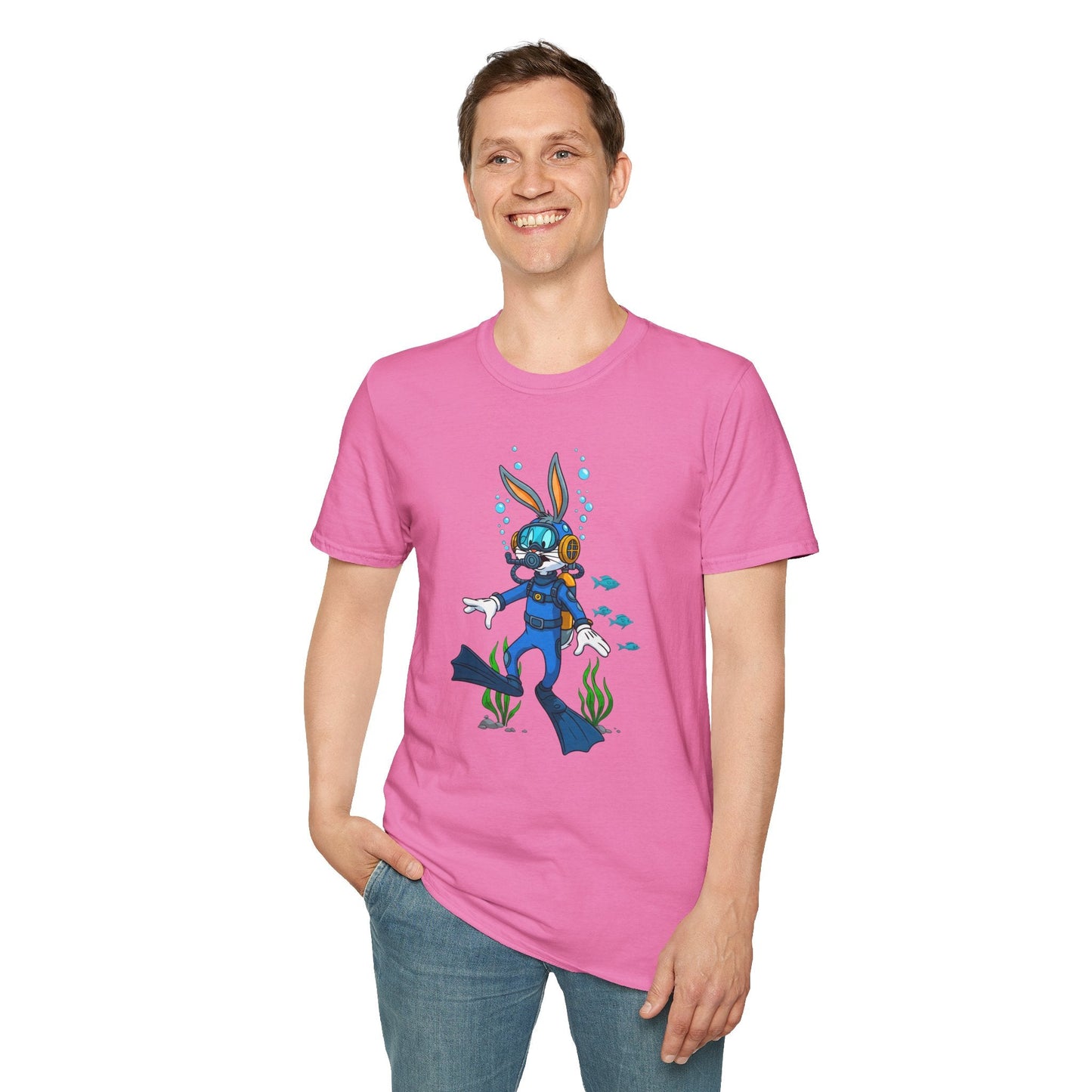 Bugs Bunny Shirt Unisex T Shirt Cartoon Tee Animation Design Softstyle Graphic Cotton