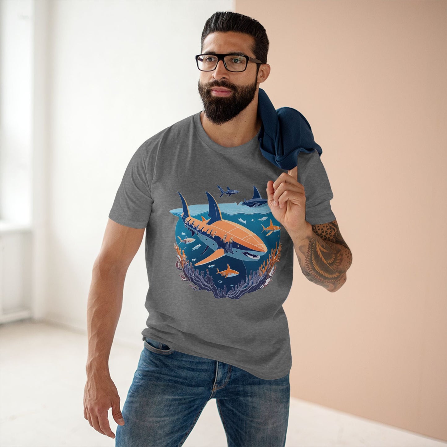 Ocean Coast Graphic Unisex 100 Cotton Staple Tee 10