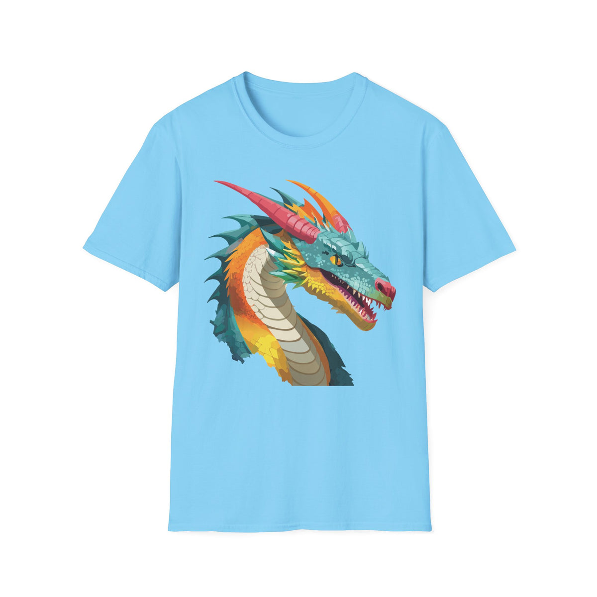 Dragon Graphic Tee Gildan Unisex 100 Cotton Tee Shirt with Animals m25