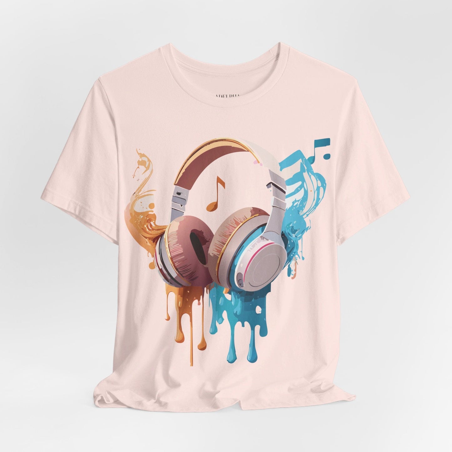 Unisex Graphic T Shirt With Vintage Music Inspired Artwork From Adelpha Short Sleeve Tee
