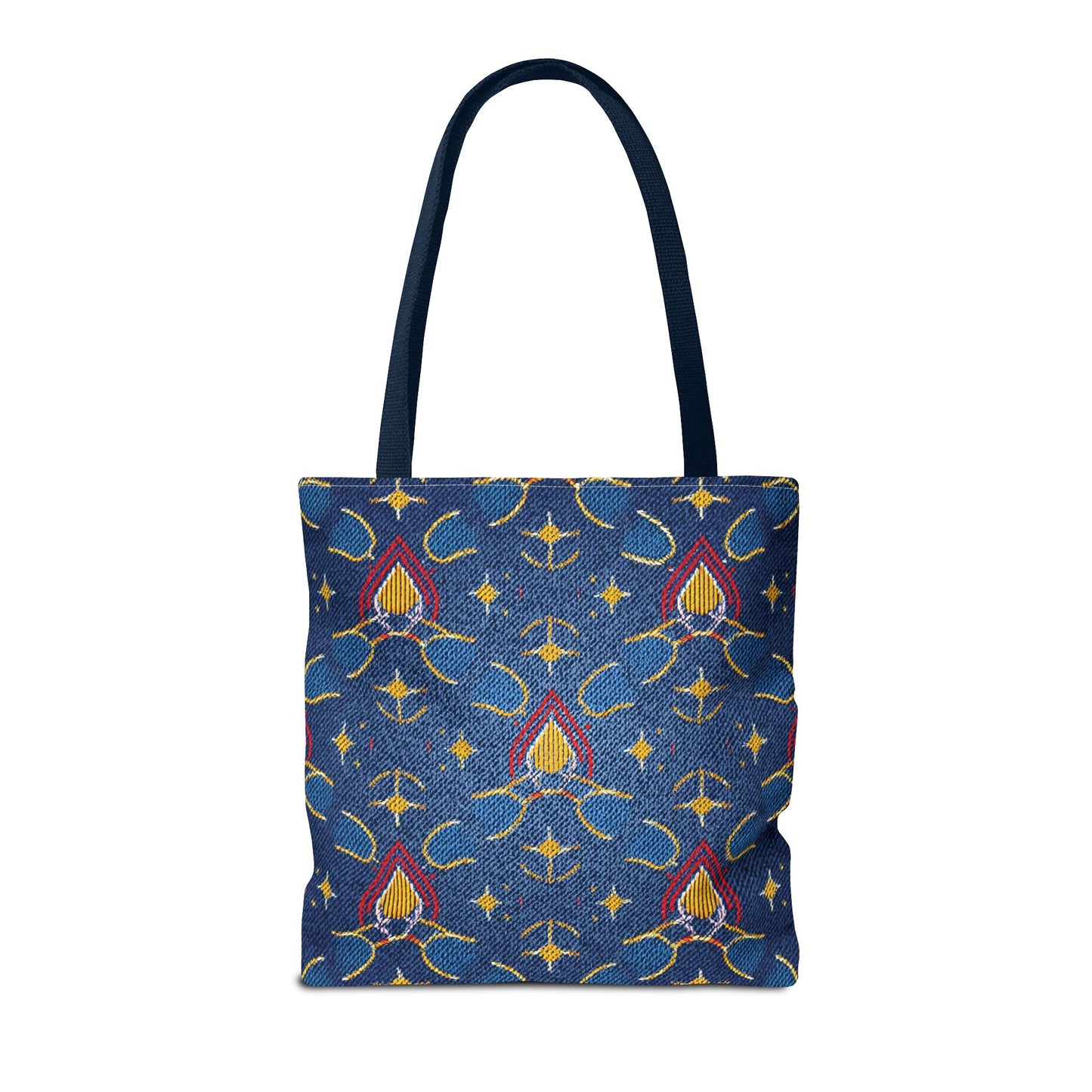 Diwali Graphic Denim Fabric Imitation Print Unisex Canvas Bag Poly Spun 3 Sizes Tote Bag 205-25