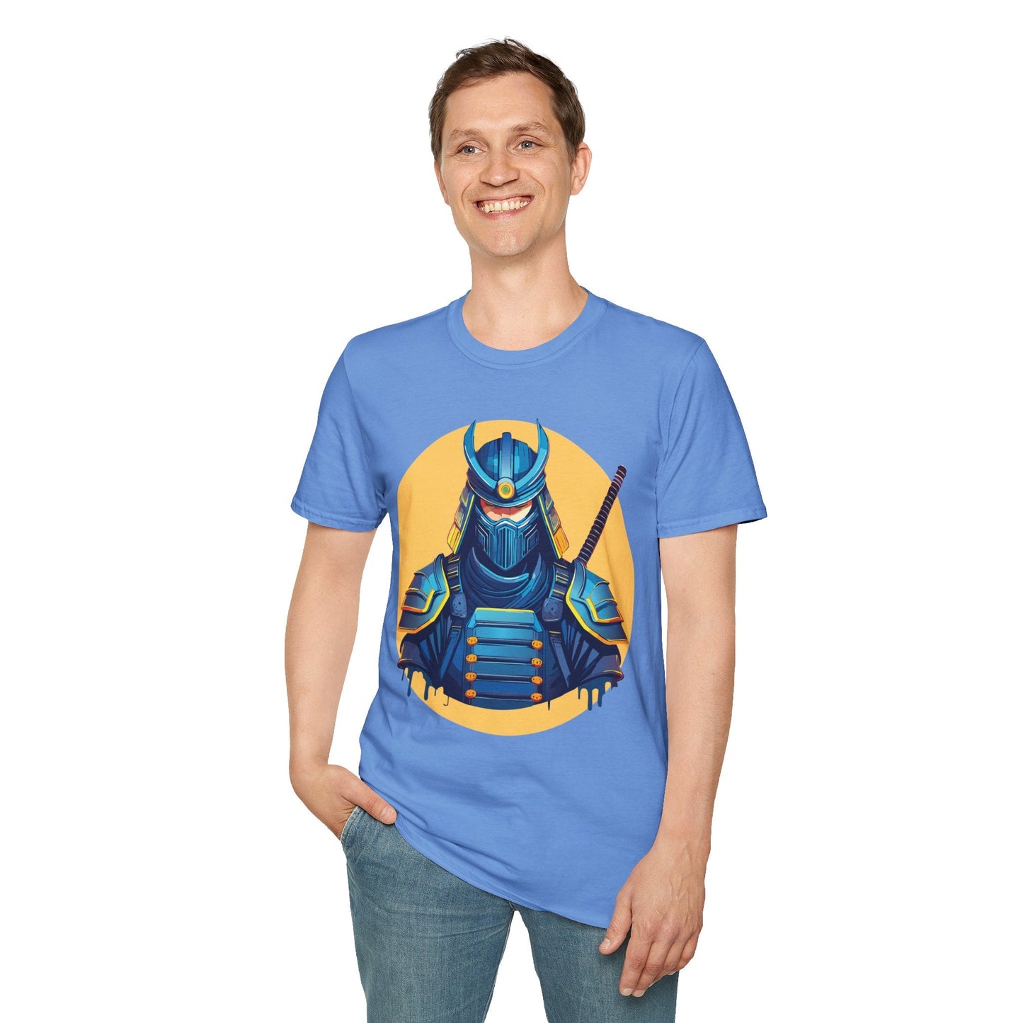 Samurai Shirt Unisex Softstyle T Shirt 100 Percent Ring Spun Cotton Tee For Everyday Comfort