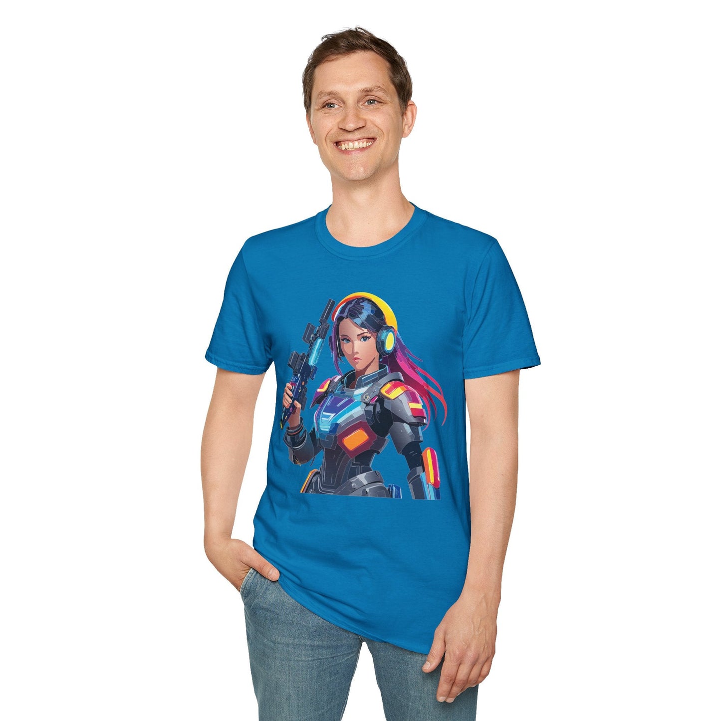 Robocop Graphic Unisex Cotton With Cyber Man Artwork Tee 9