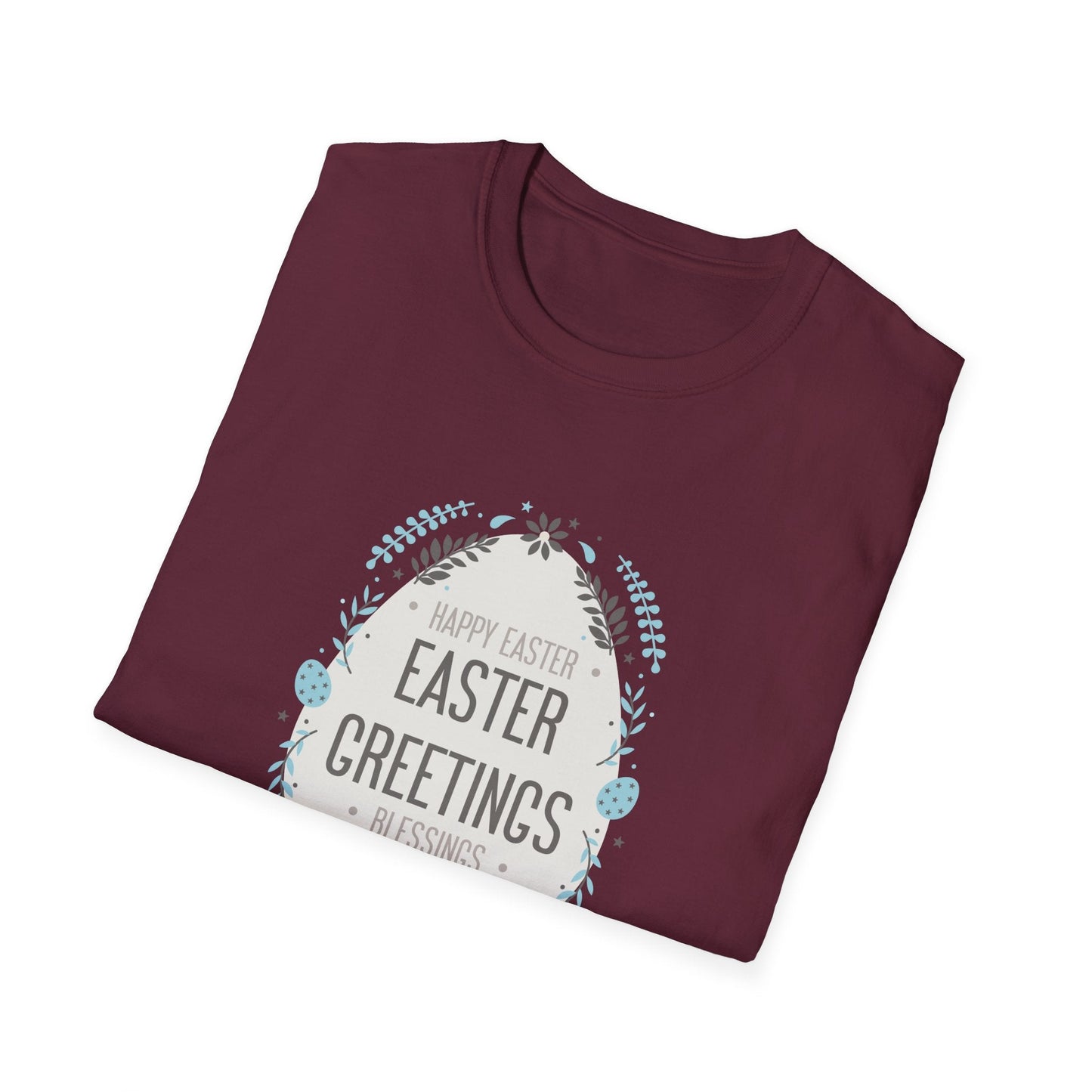 Gildan Easter Unisex Softstyle 64000 T Shirt With Easter Print Design Short Sleeve Tee Edition