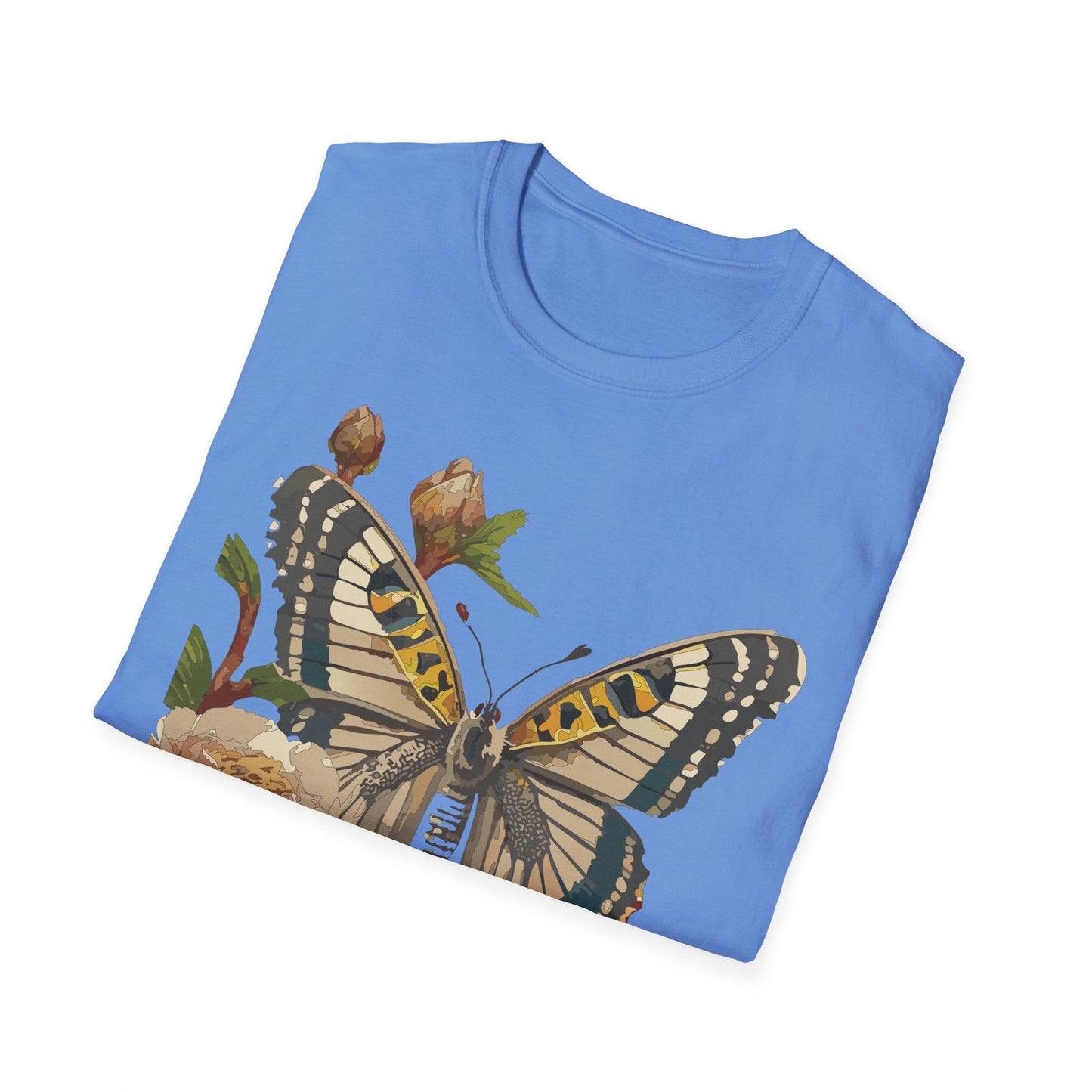 Butterfly Shirt Unisex T Shirt Monarch Butterfly Gildan Softstyle 64000 Cotton Tee