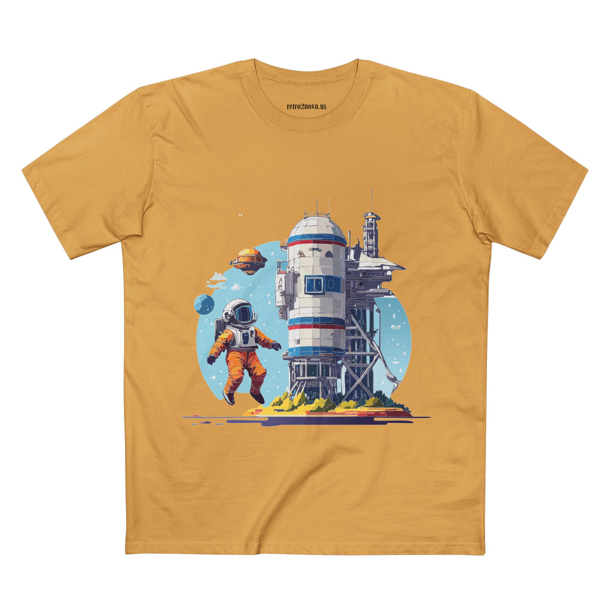Cosmos Astronaut Graphic Tee Staple Unisex 100 Cotton Tee Shirt - CS-8