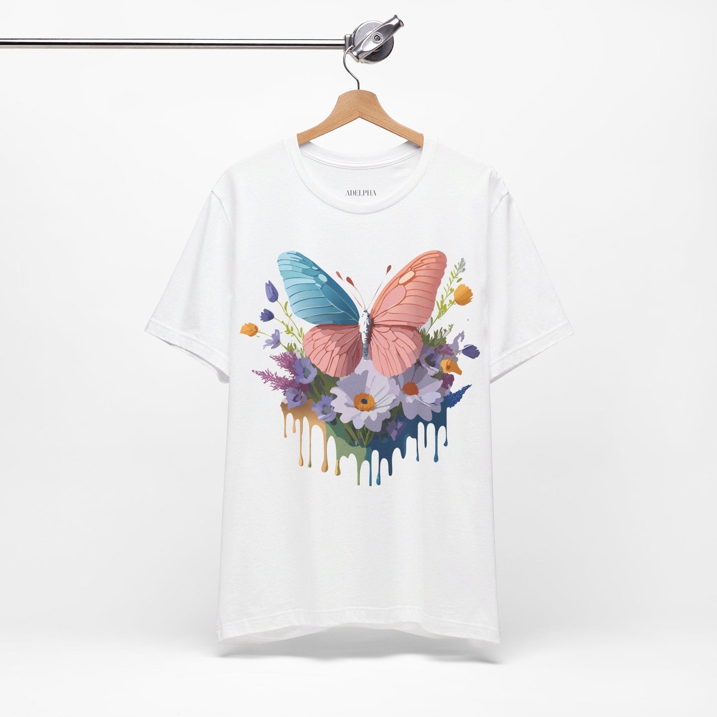 Butterfly Graphic Tee Unisex Art Design Shirt With Vintage Adelpha Artwork