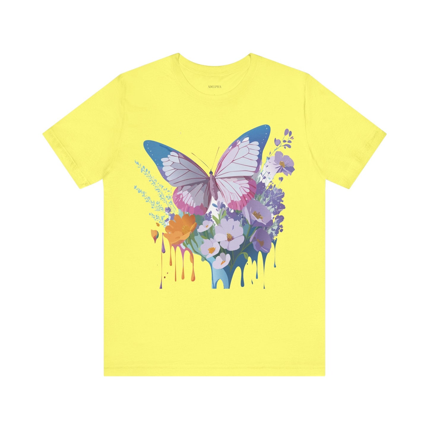 Unisex Butterfly Graphic Tee Adelpha Art Design Vintage Inspired Jersey Tee