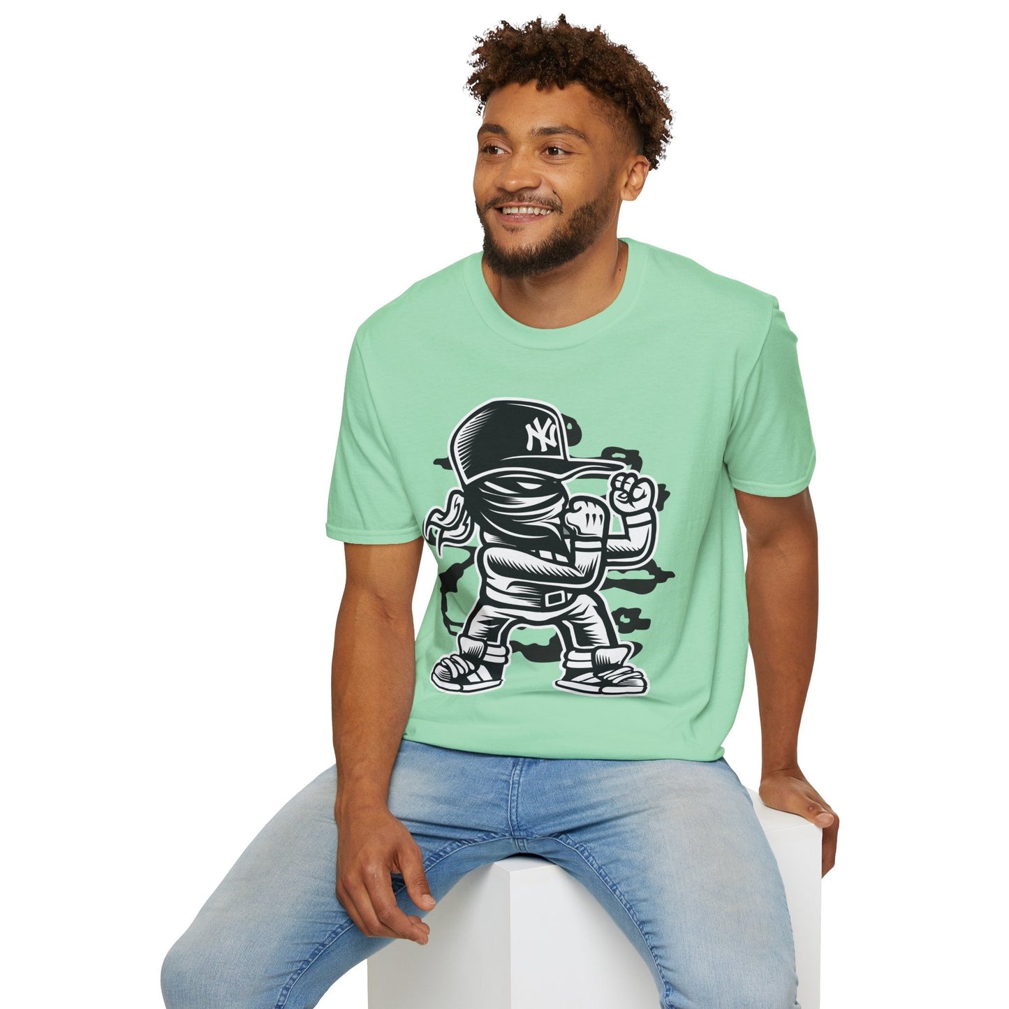 Cartoon T Shirt Animation T Shirt Funny Tee Shirt Unisex Softstyle Cotton Tee Gildan 64000