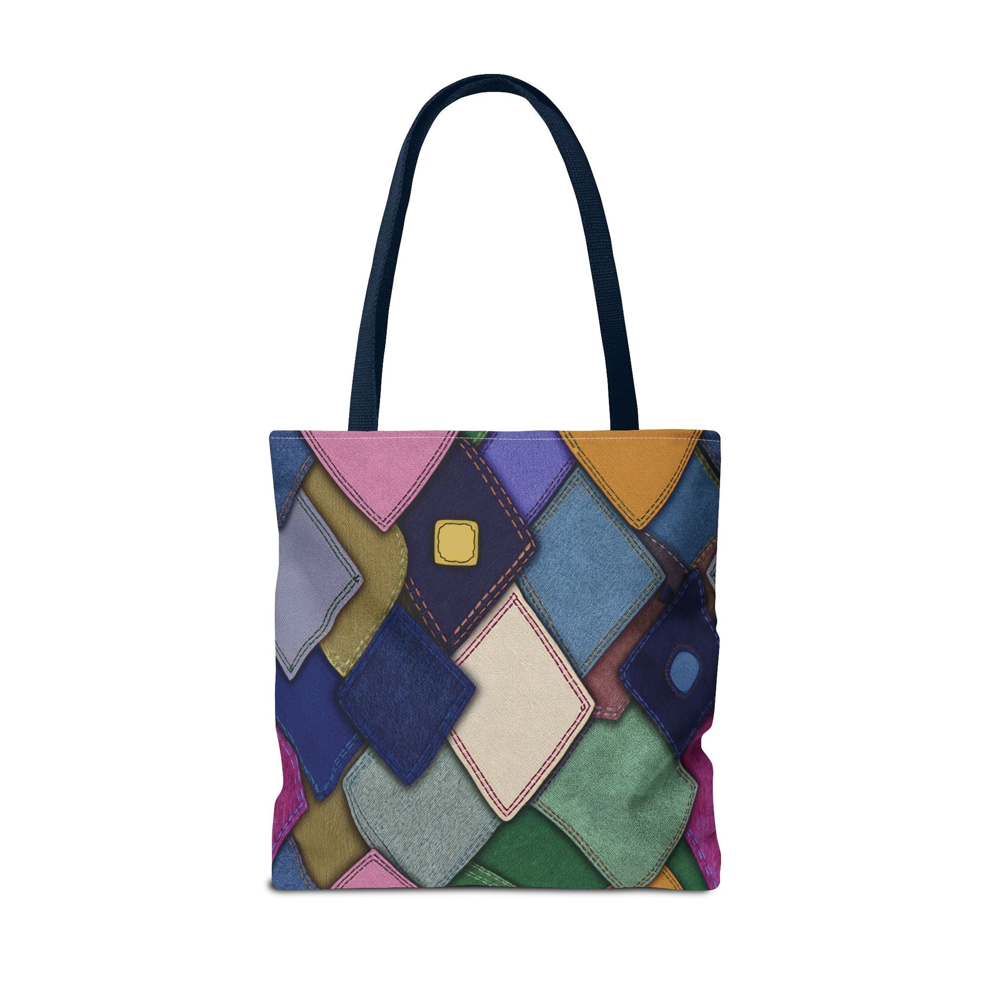 Denim Canvas Bag, Tote Bag Denim Printify