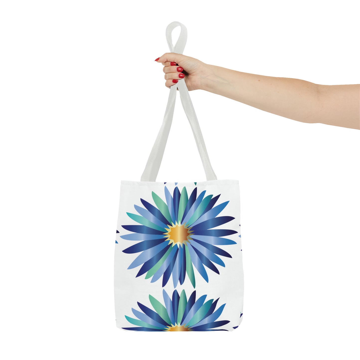 Canvas Bag with Floral Prints