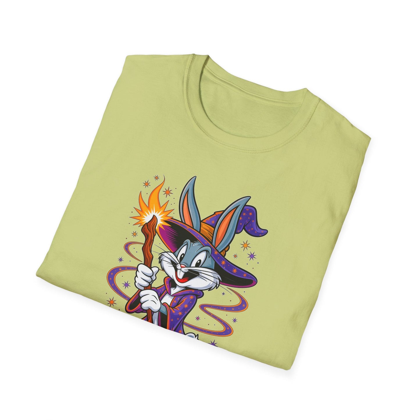 Cartoon Bunny Graphic Unisex Cotton Animal Animation Artwork Design Tee 3