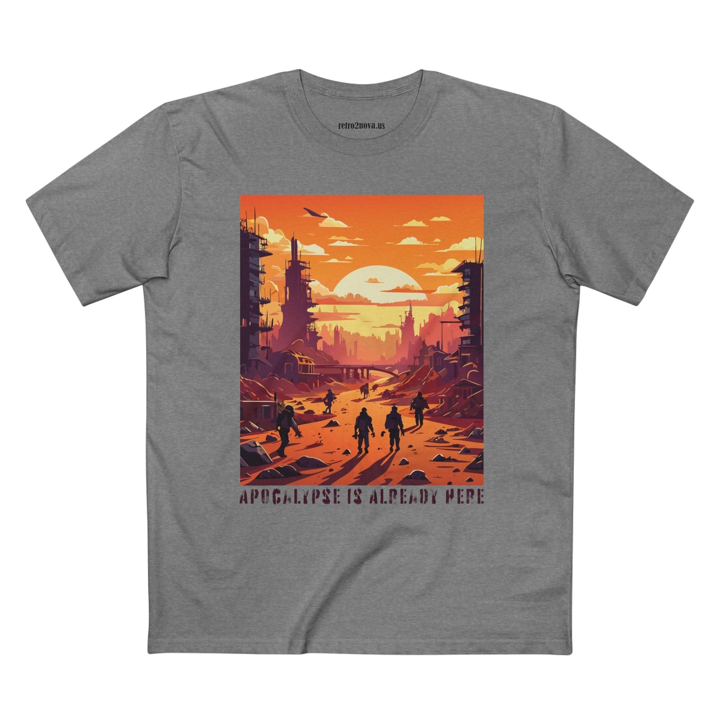 Cataclysm Shirt Doomsday Tee Unisex Premium Cotton Staple Tee Original Art Design By Retro2Nova