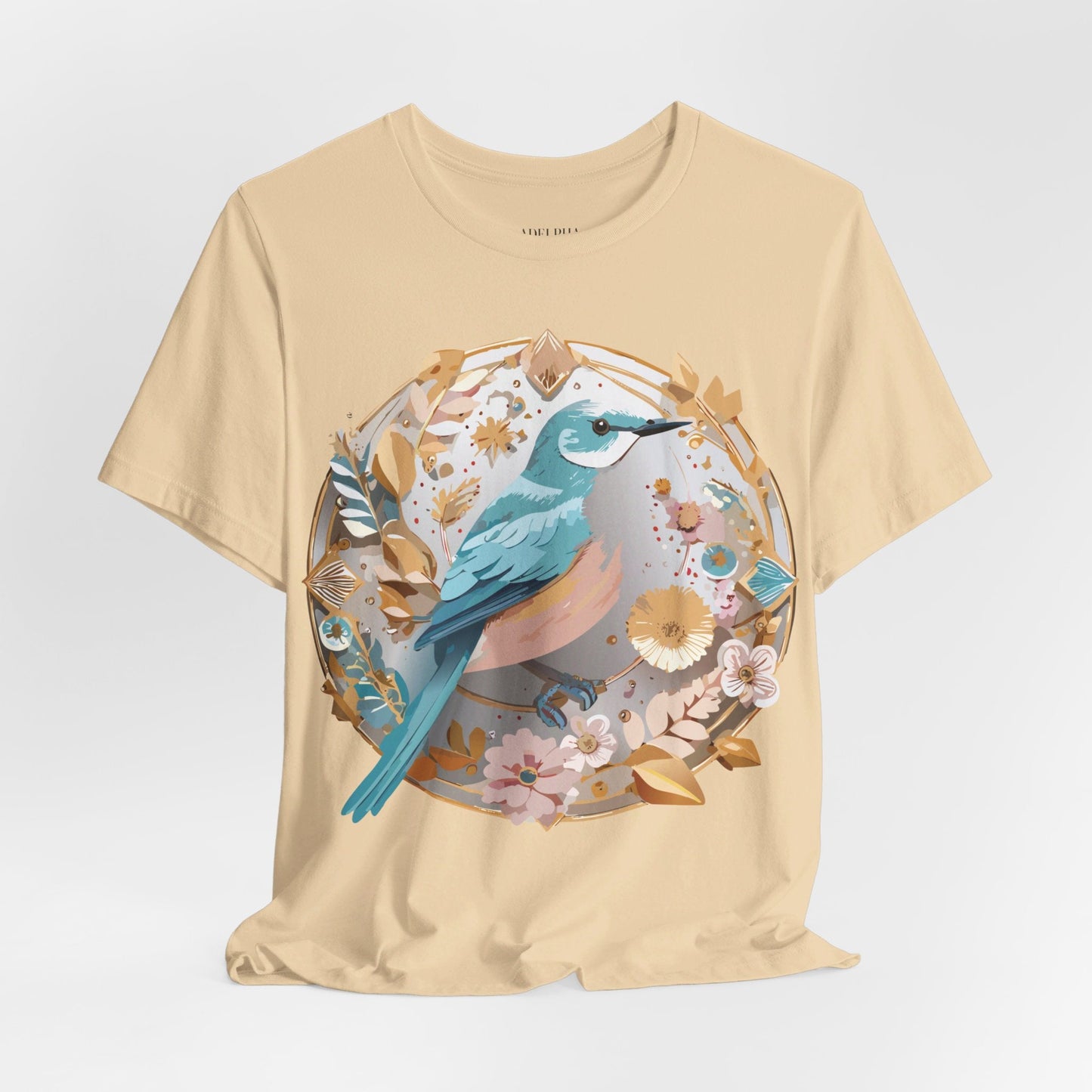Adelpha Medallion Shirt Unisex Graphic Tee With Vintage Inspired Artwork Short Sleeve Jersey