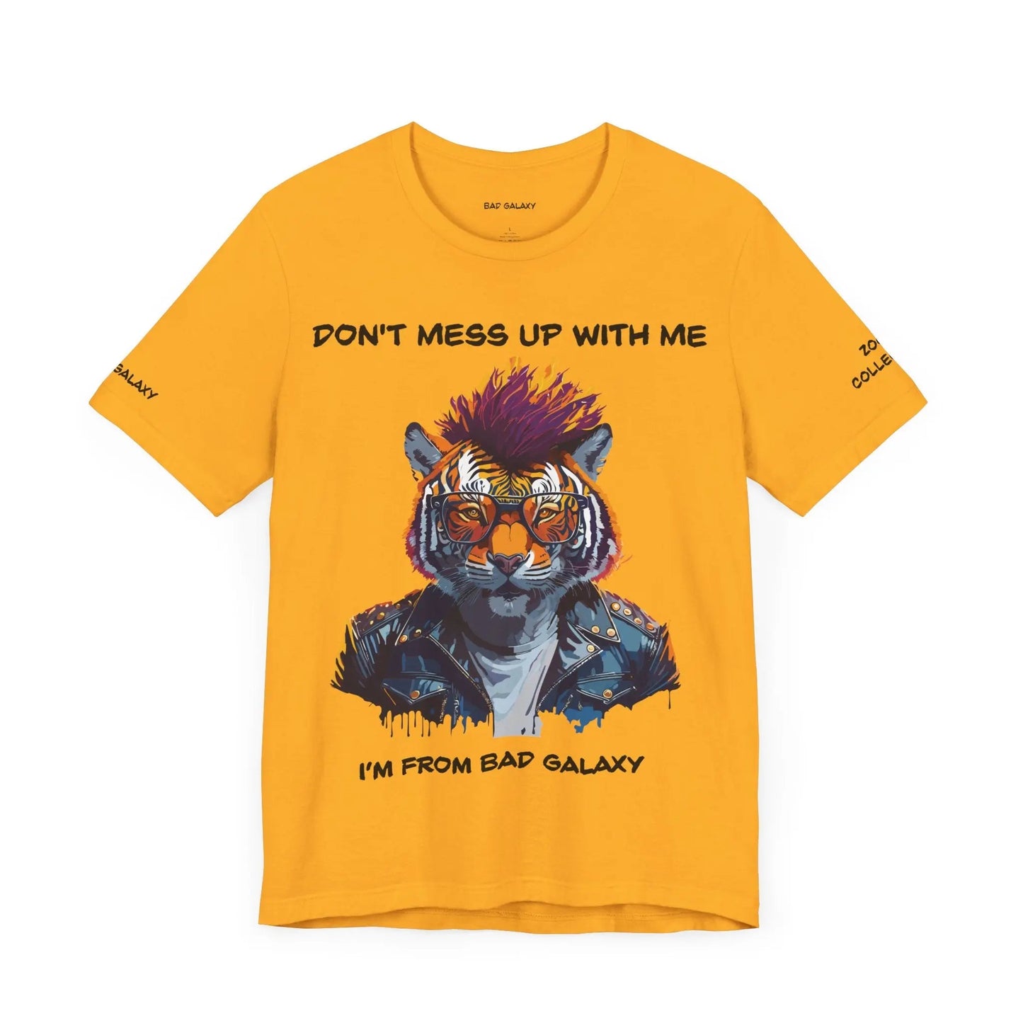 Bad Galaxy Animal T Shirt Cotton Comfort Eco Friendly Inks Printed In USA Free Shipping