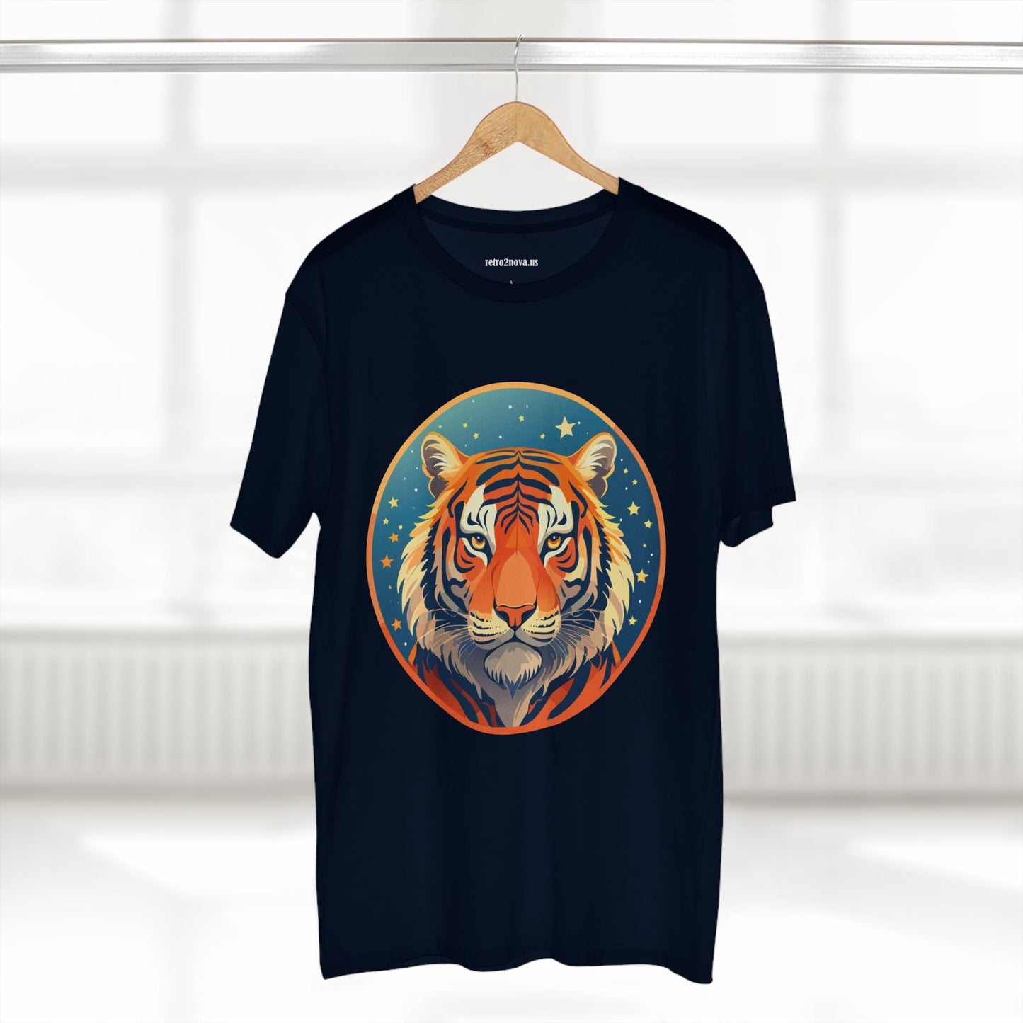 Unisex Premium Cotton Tiger Shirt Art Tee Original Design Animal Shirt Everyday Comfort Handmade Graphic Art Collection
