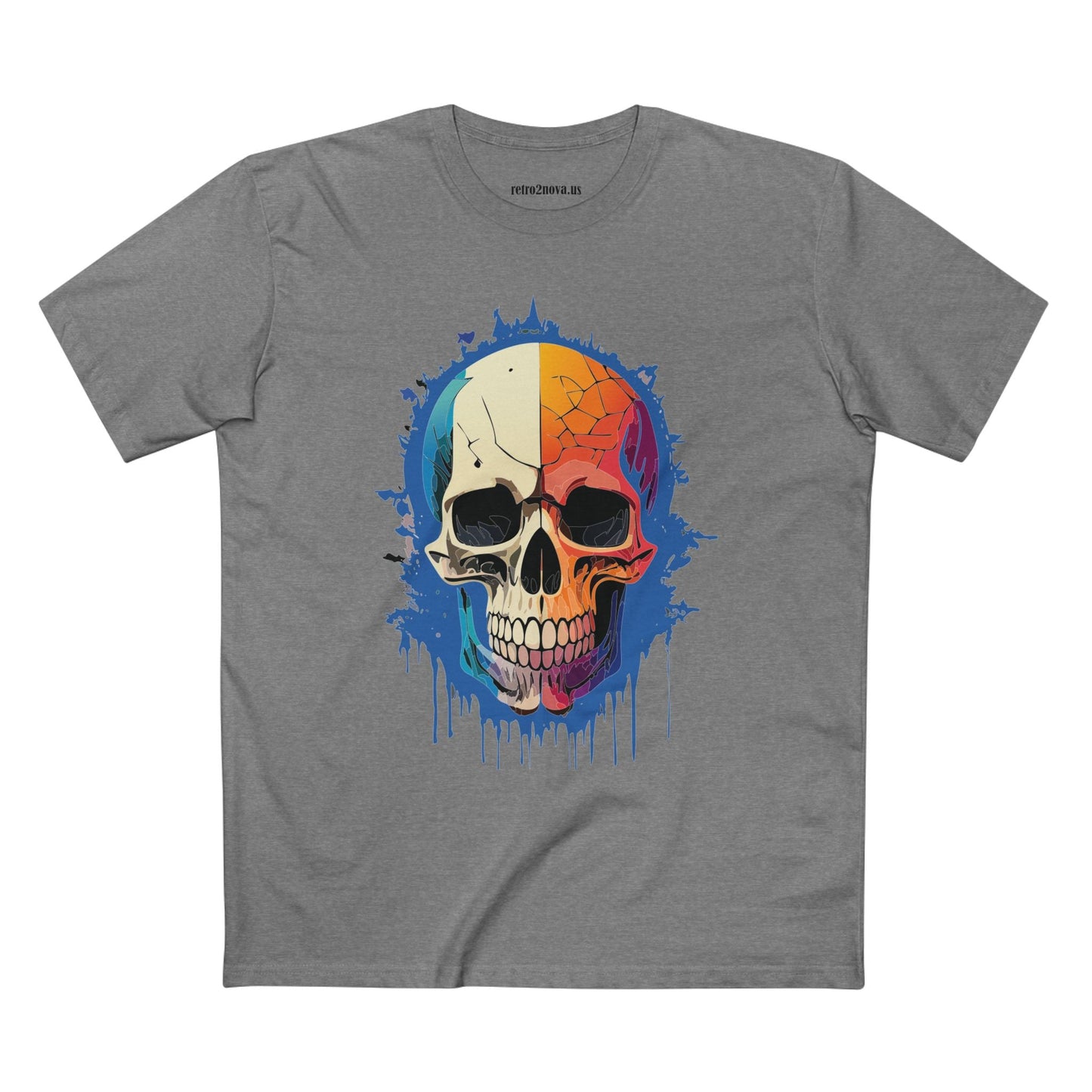 Skull Shirt Unisex Skeleton Tee Premium Cotton Staple With Original Art Design Collection