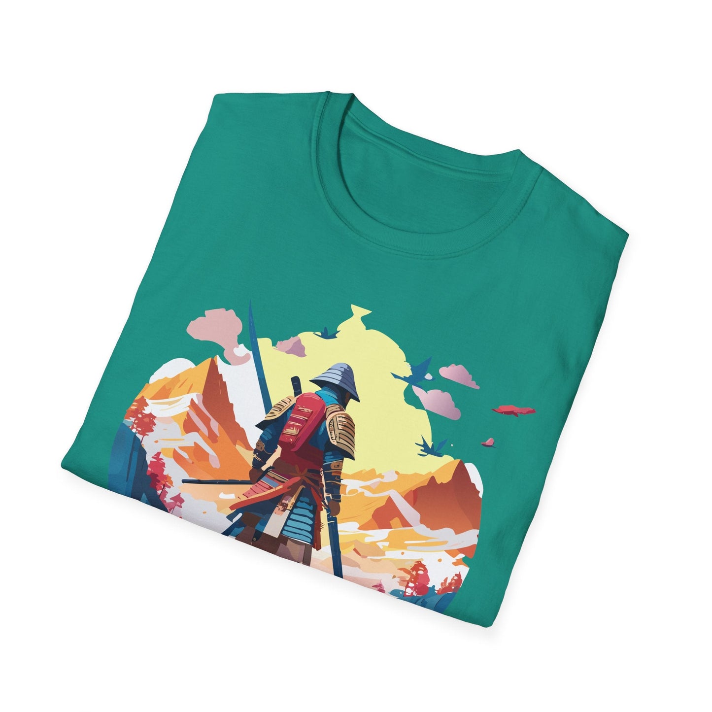Samurai Shirt Unisex T Shirt Gildan Softstyle 64000 Cotton Tee For Everyday Comfort