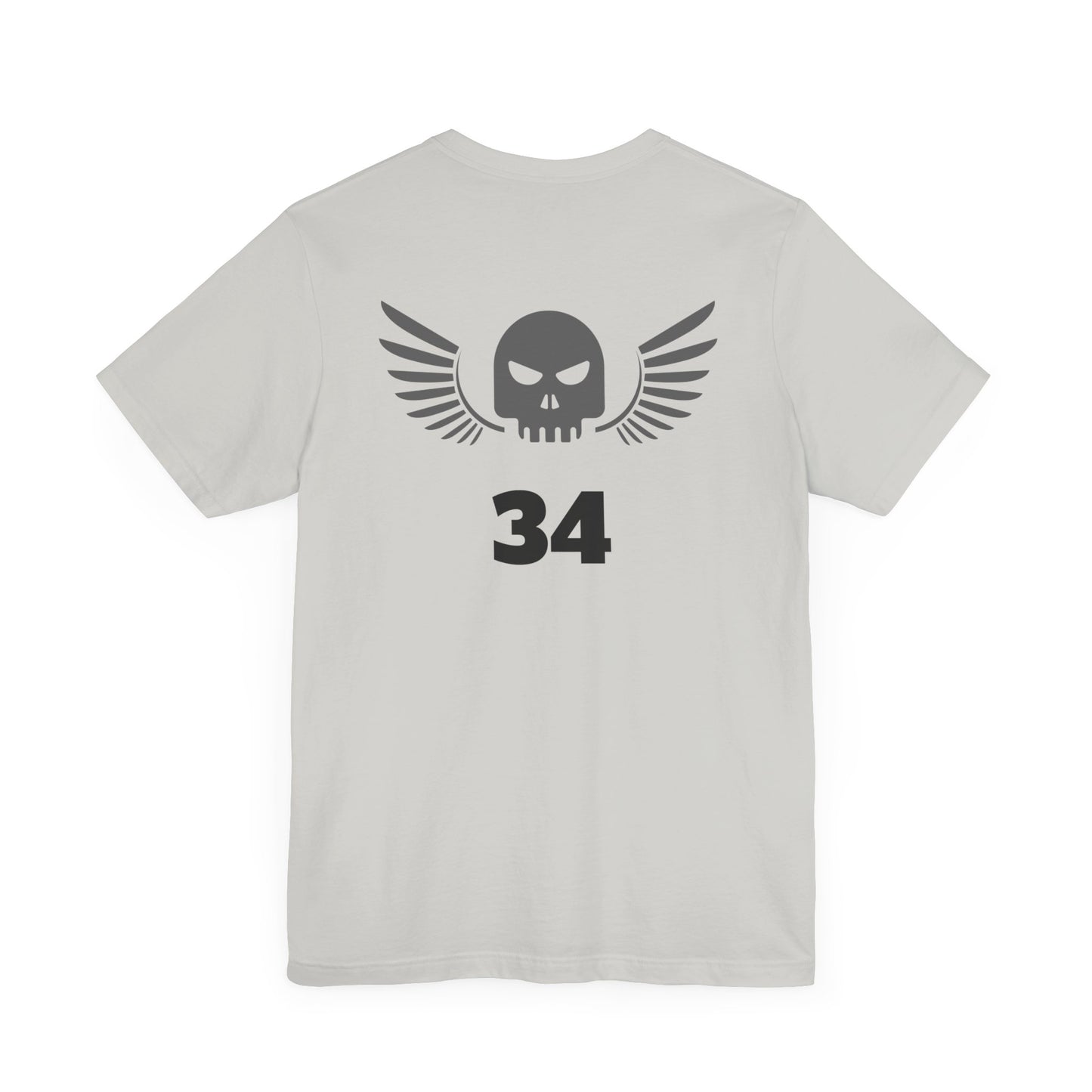 Unisex Cotton Tee Shirt with Skull