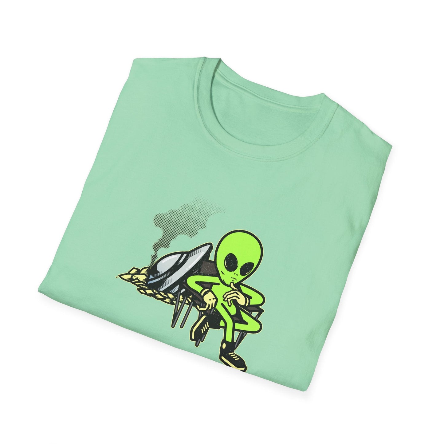 Funny T Shirts UFO Tees Funny Aliens Shirt  14