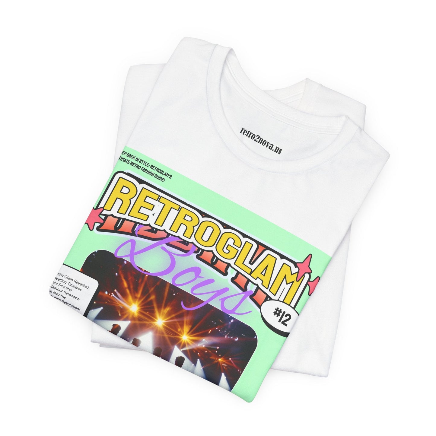 Magazine Cover Shirt Unisex Short Sleeve Tee Lightweight Breathable Fabric