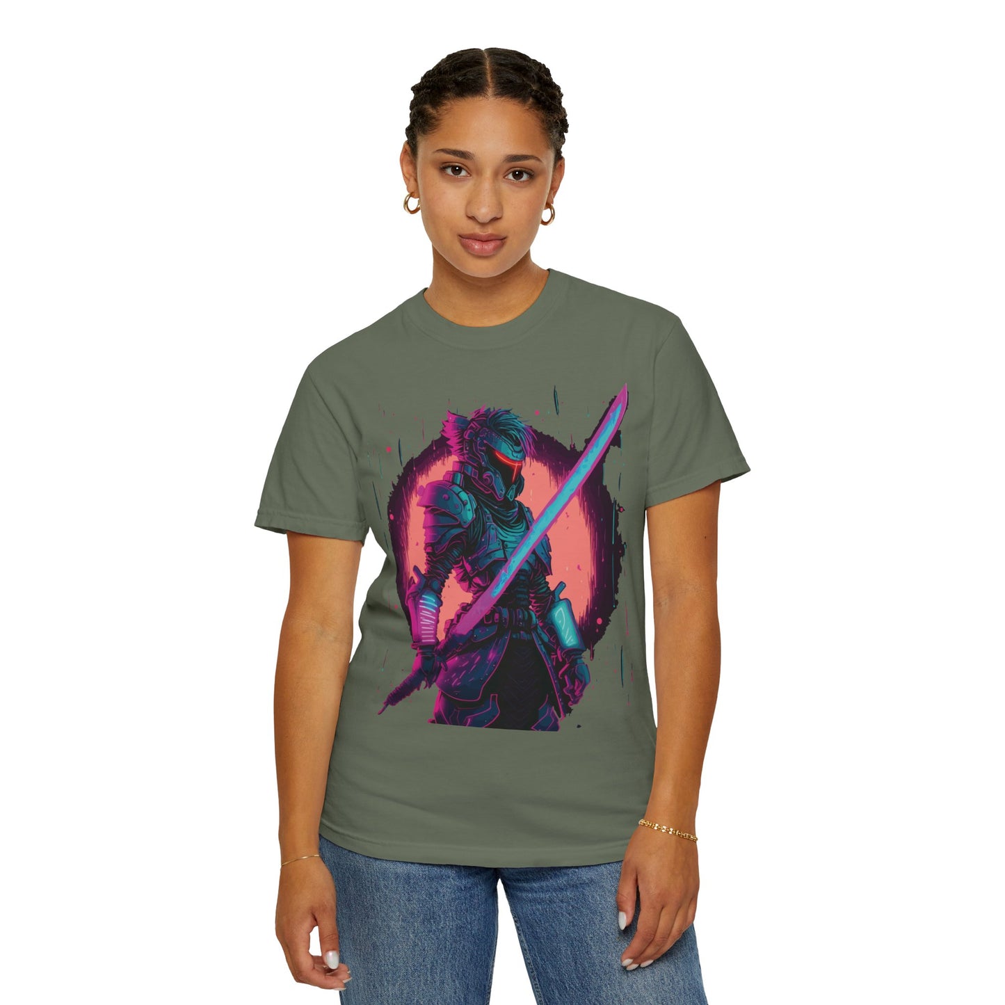 Unisex T-shirt with Knight in Armor