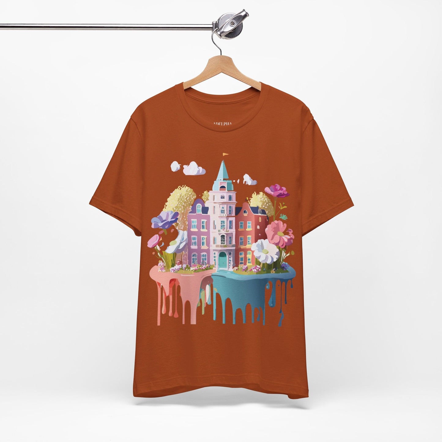 Amsterdam Tourist Shirt Unisex Graphic Tee Vintage Inspired Artwork Art Design By Adelpha