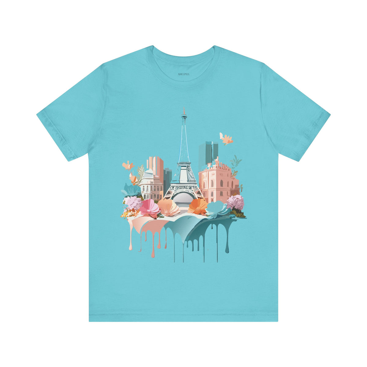Unisex Cotton Bella+Canvas Tee with Paris