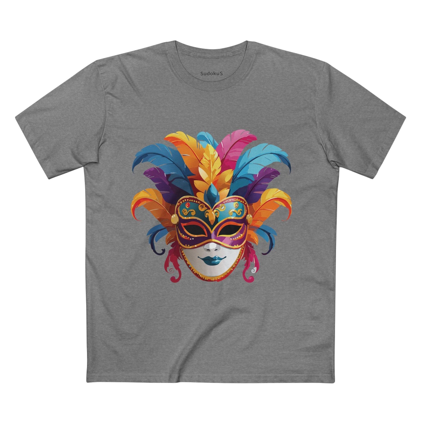 Mask Graphic Unisex 100 Cotton Staple Tee 13