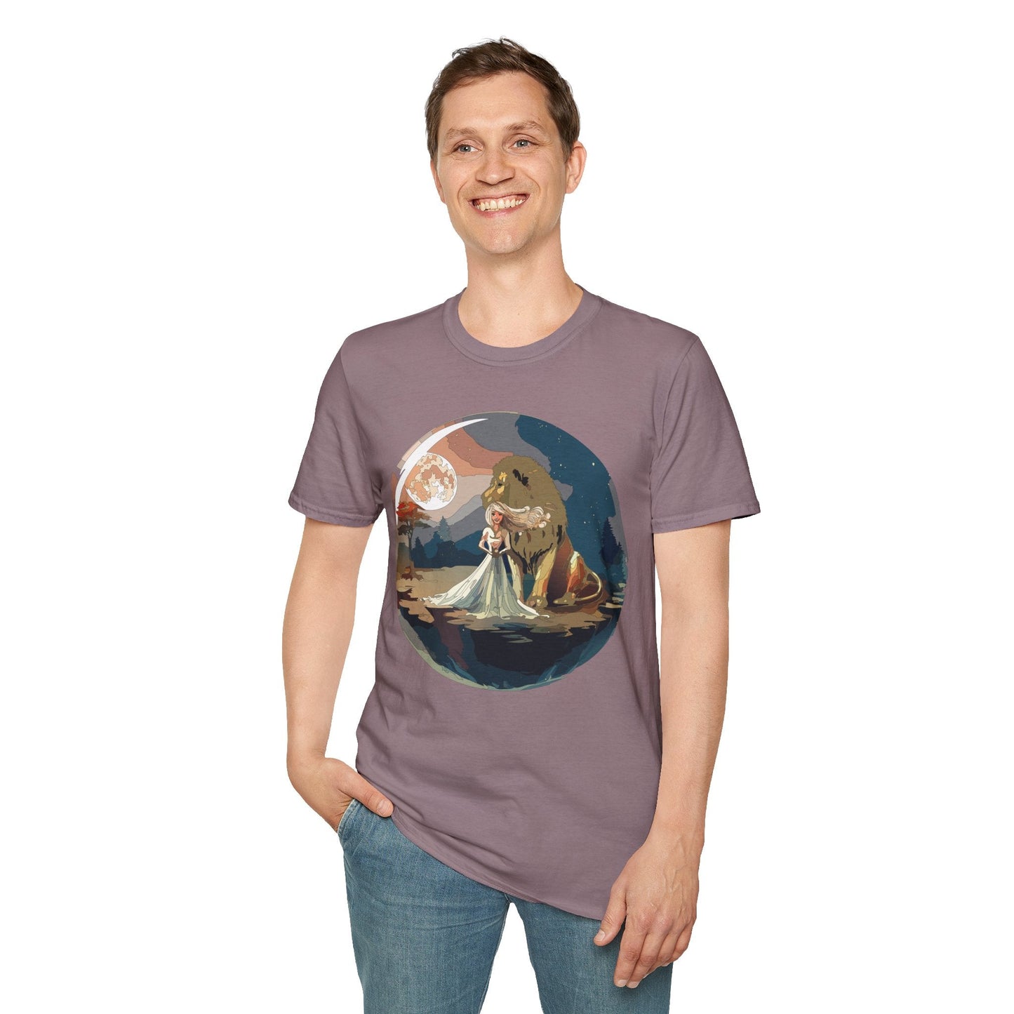 Womens Graphic T Shirt Art Design Unisex Softstyle 64000 Gildan Short Sleeve Tee